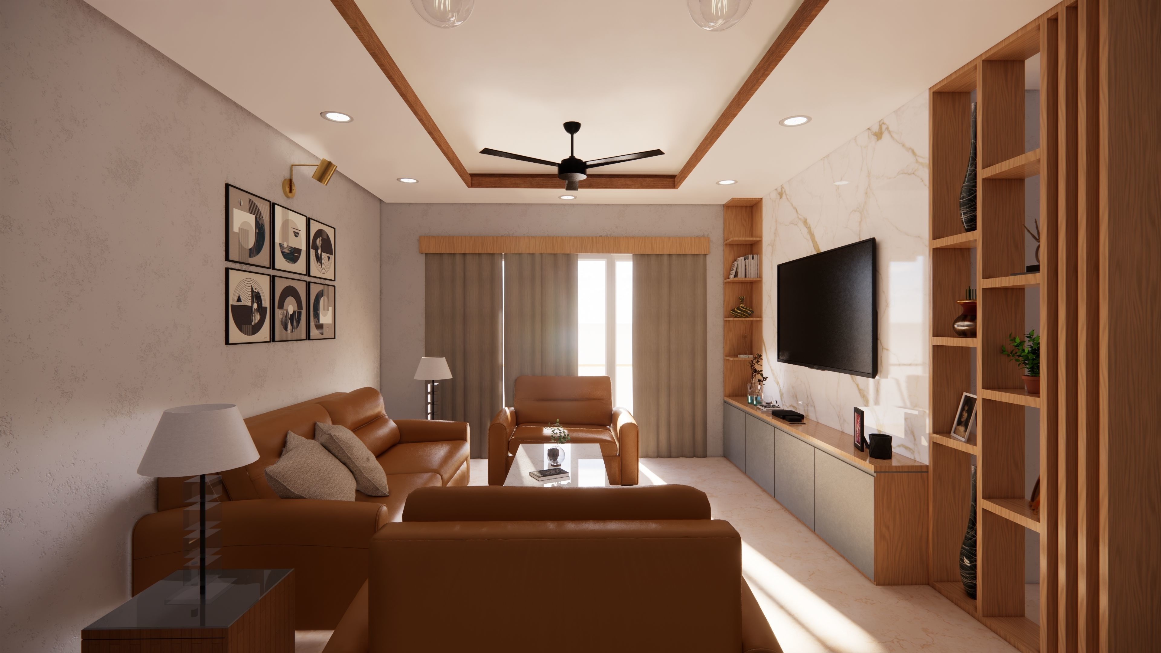 Apartment interior 3D model_6