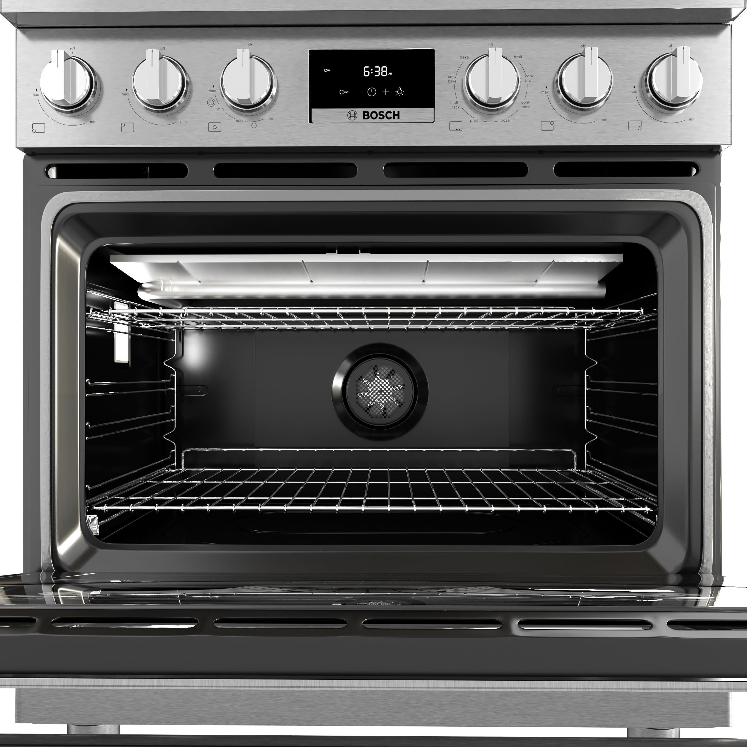 BOSCH HDS8655U and HDS8055U range cooker with black version 3D model_19