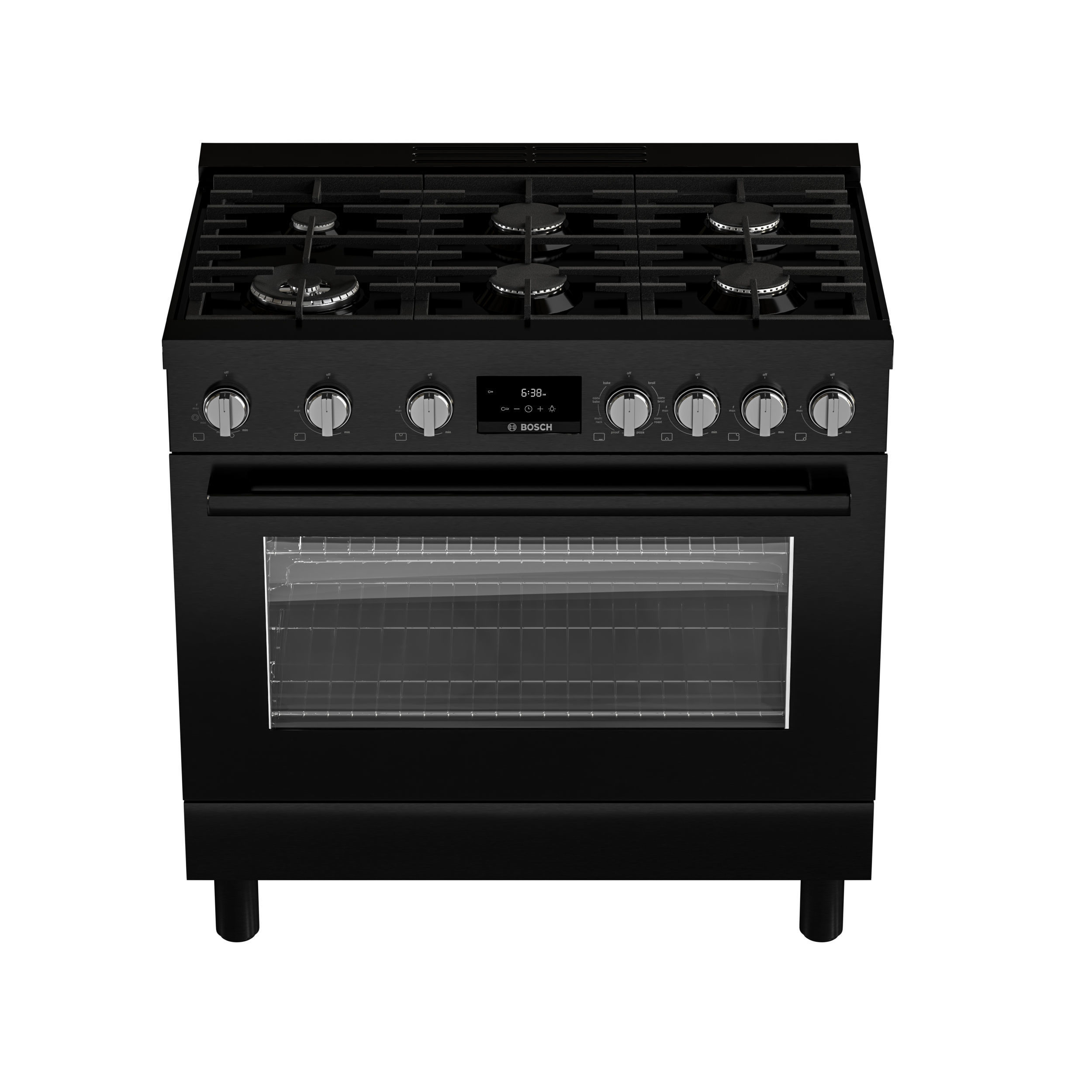 BOSCH HDS8655U and HDS8055U range cooker with black version 3D model_9