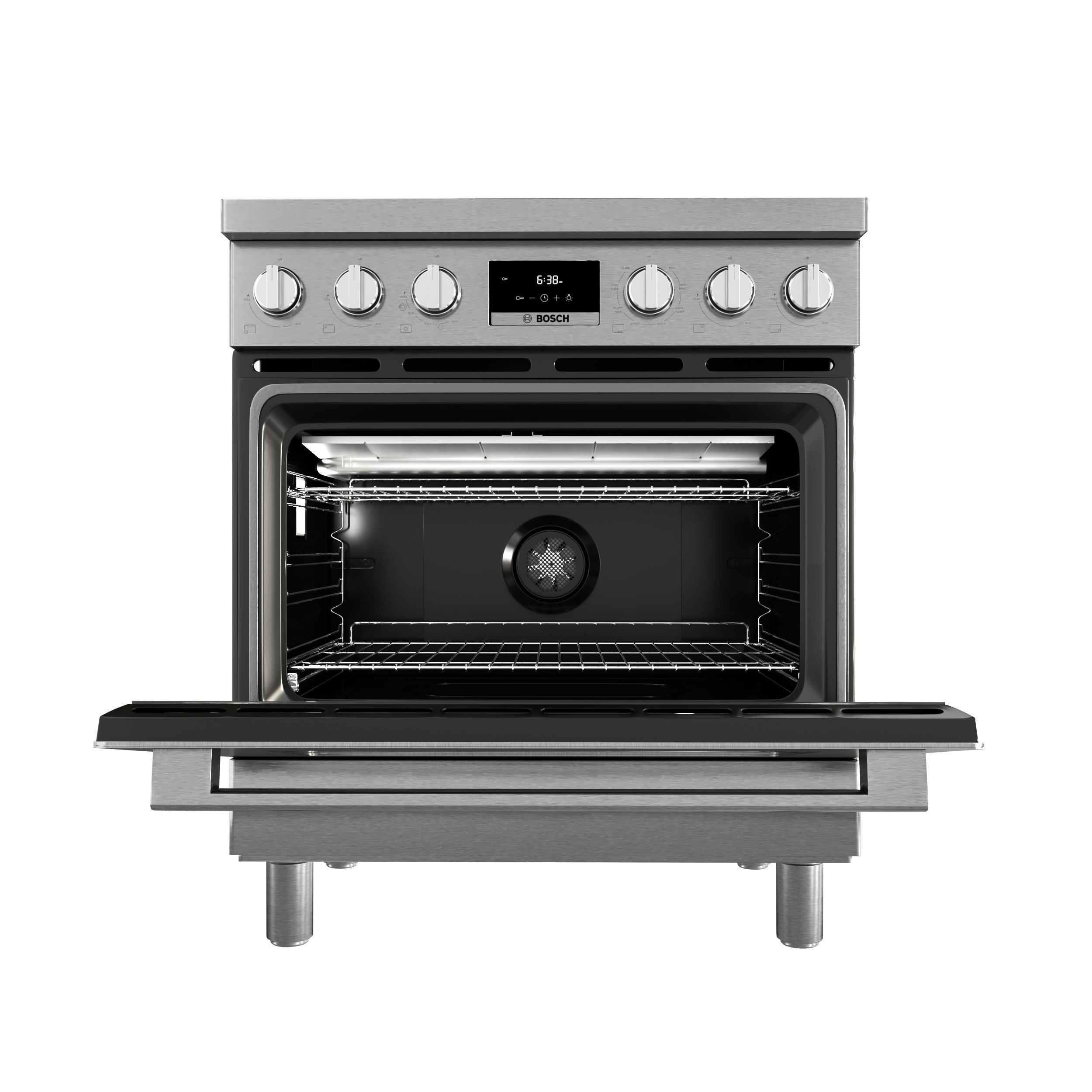 BOSCH HDS8655U and HDS8055U range cooker with black version 3D model_17