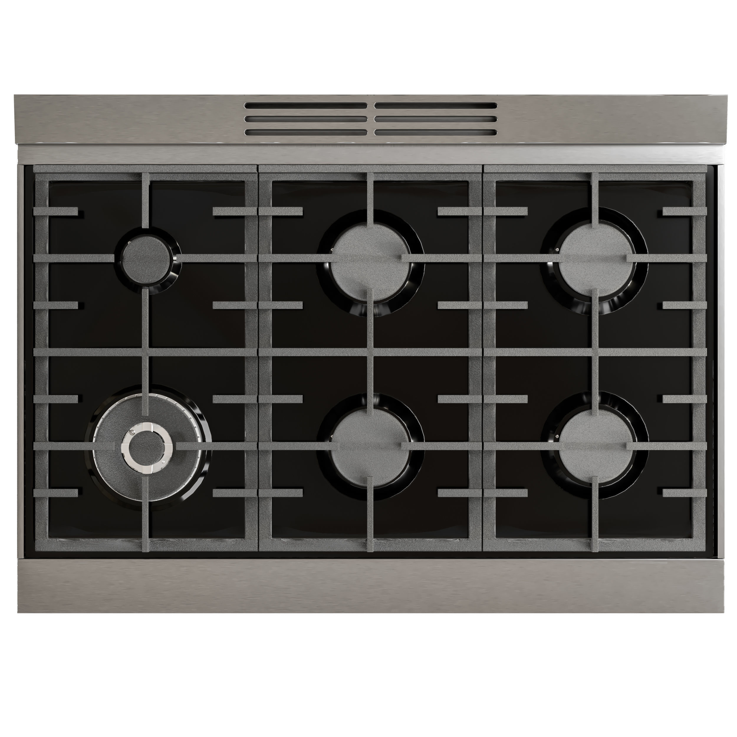 BOSCH HDS8655U and HDS8055U range cooker with black version 3D model_5