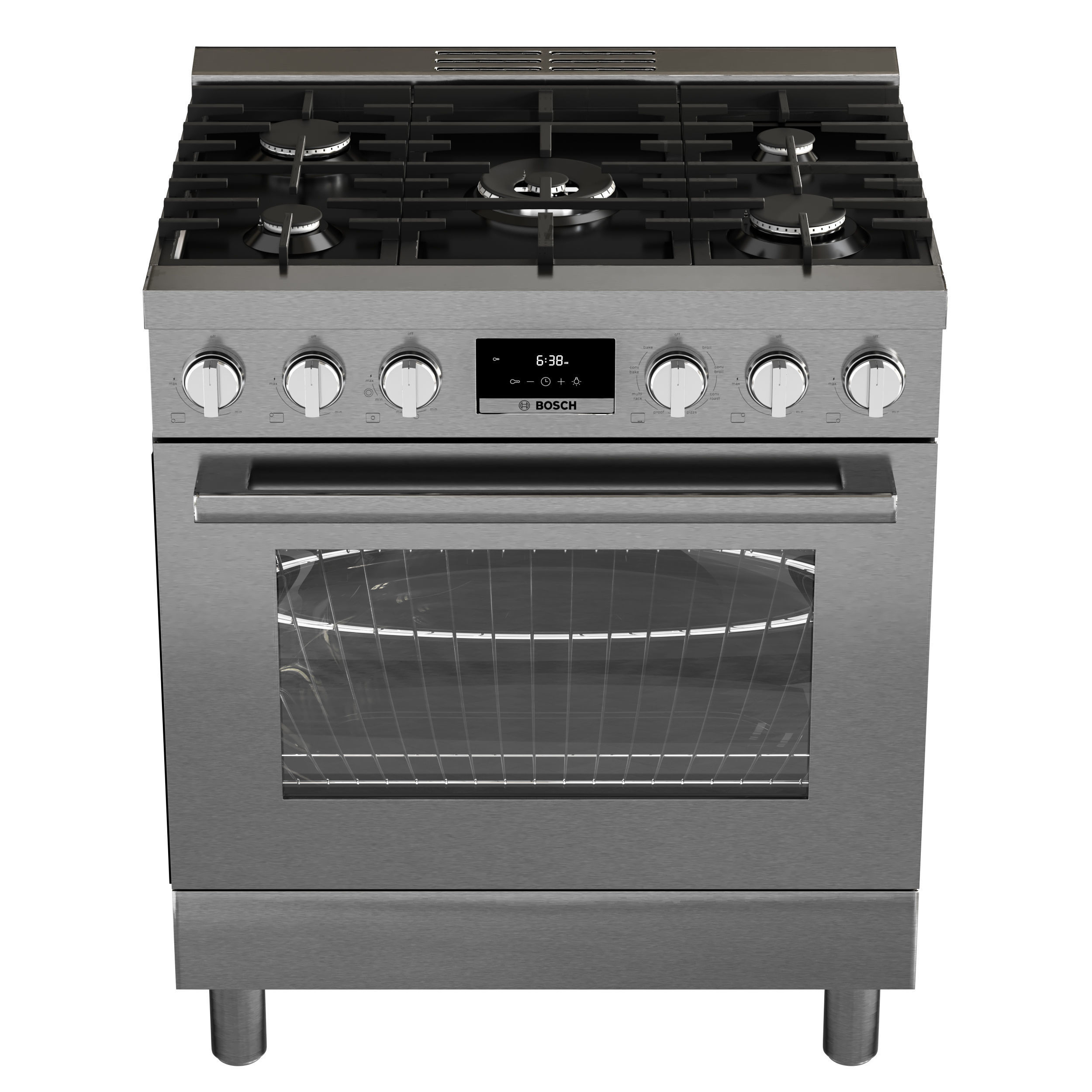 BOSCH HDS8655U and HDS8055U range cooker with black version 3D model_13
