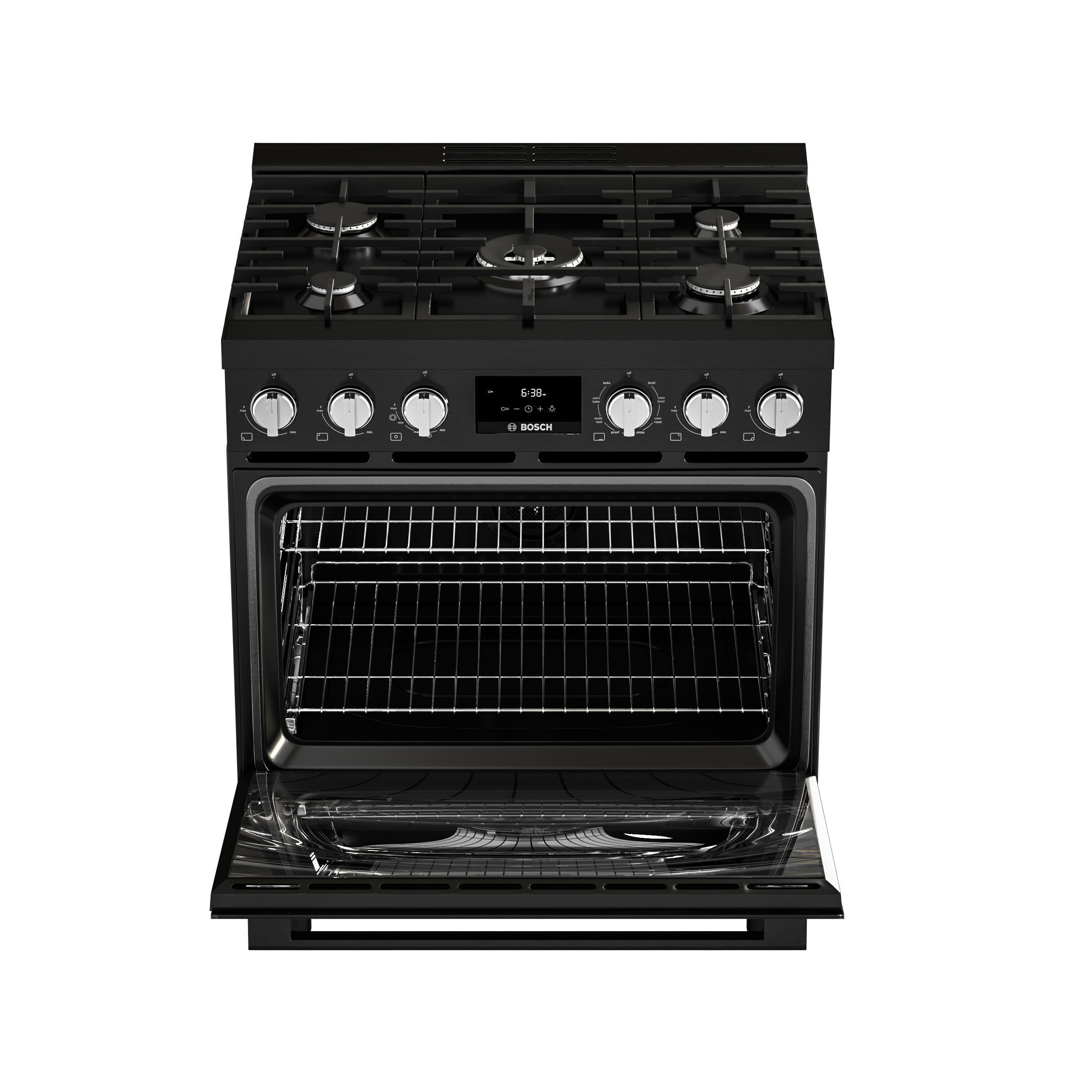 BOSCH HDS8655U and HDS8055U range cooker with black version 3D model_16