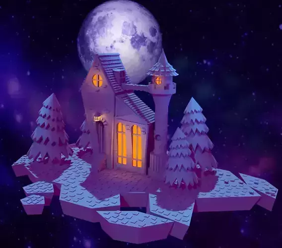 a small fairy-tale house