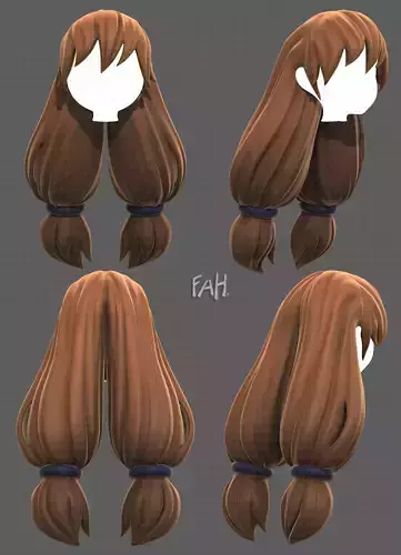 Base Hair for girl V48