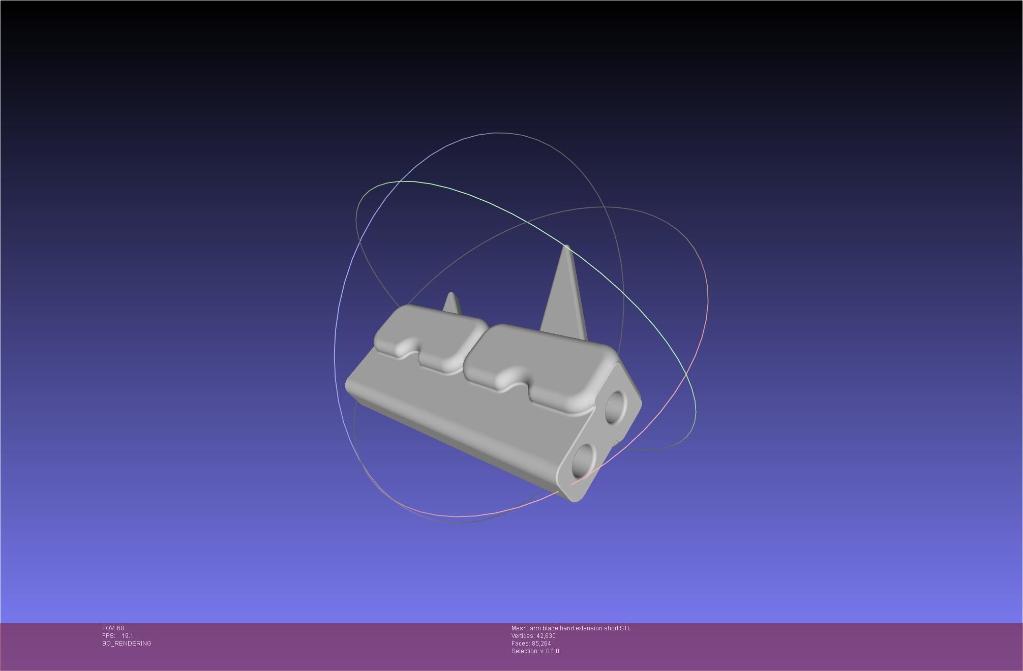 Chainsaw Man arm blade printable assembly 3D print model_98