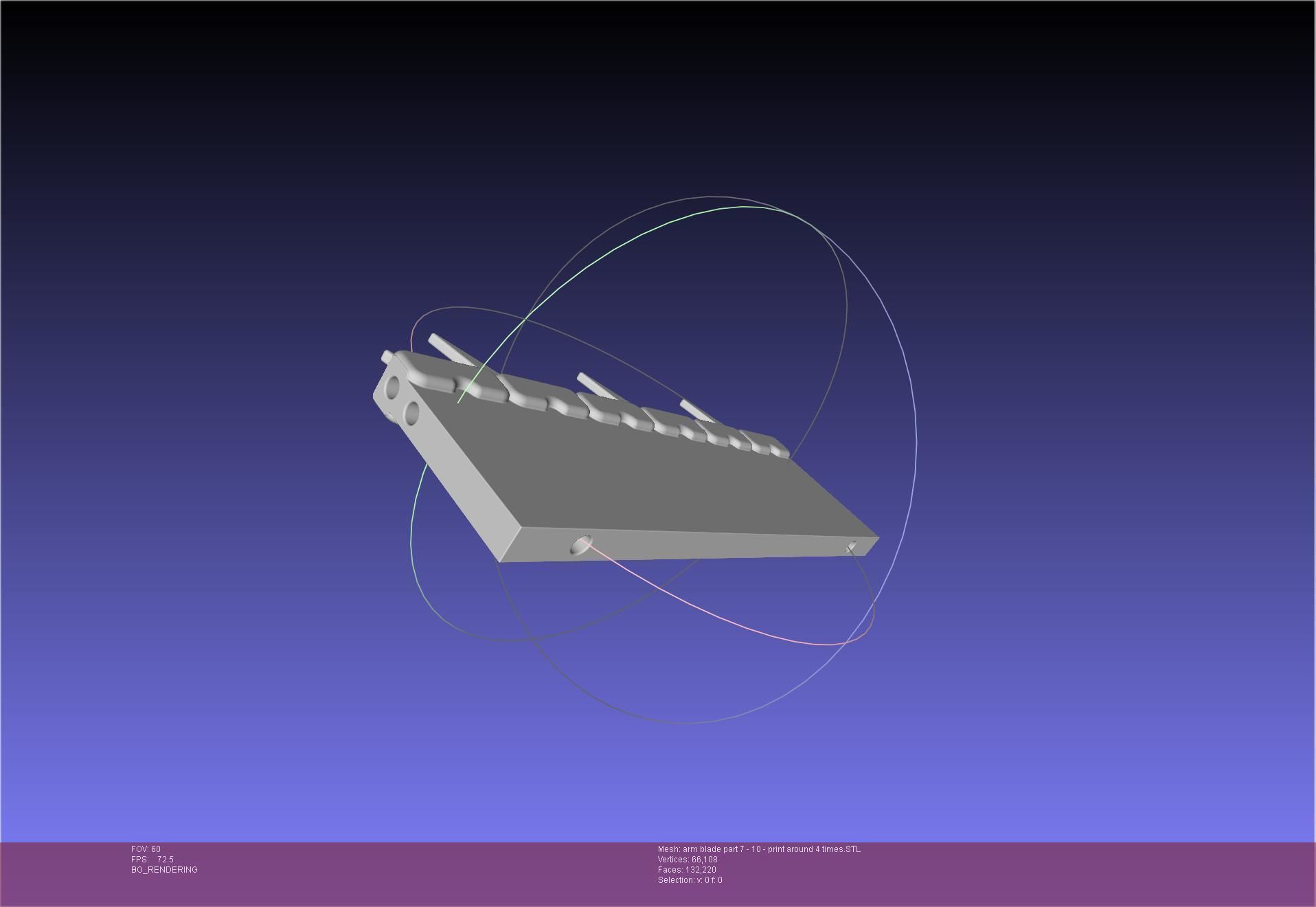 Chainsaw Man arm blade printable assembly 3D print model_71