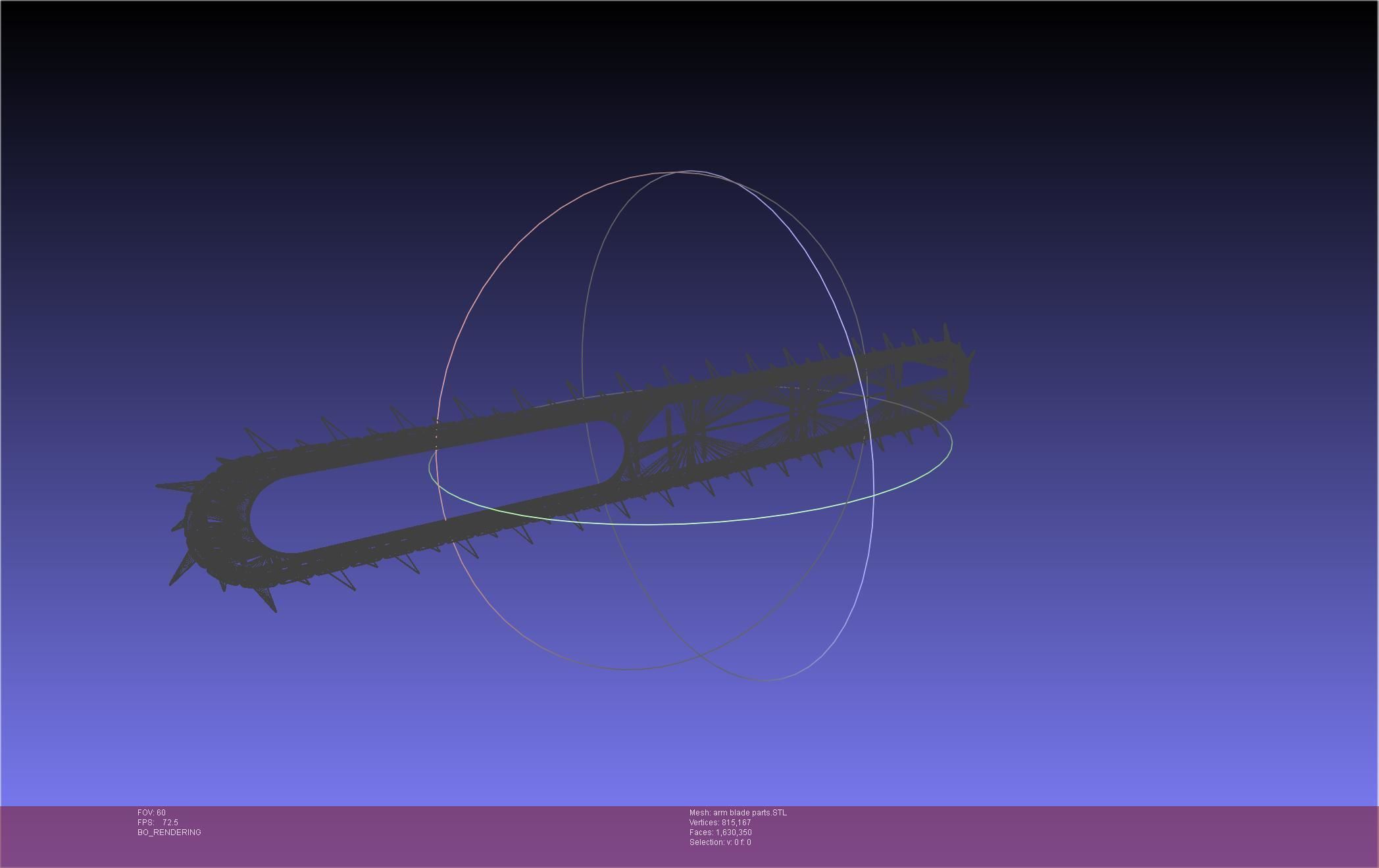 Chainsaw Man arm blade printable assembly 3D print model_18