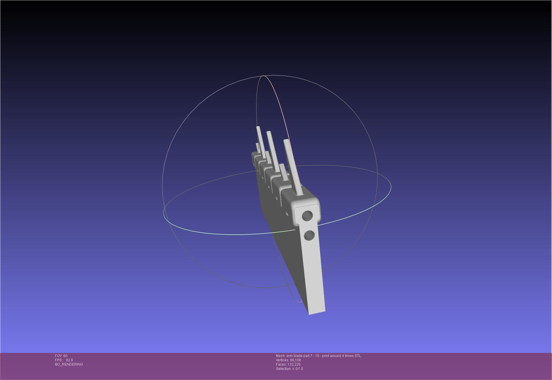 Chainsaw Man arm blade printable assembly 3D print model_73