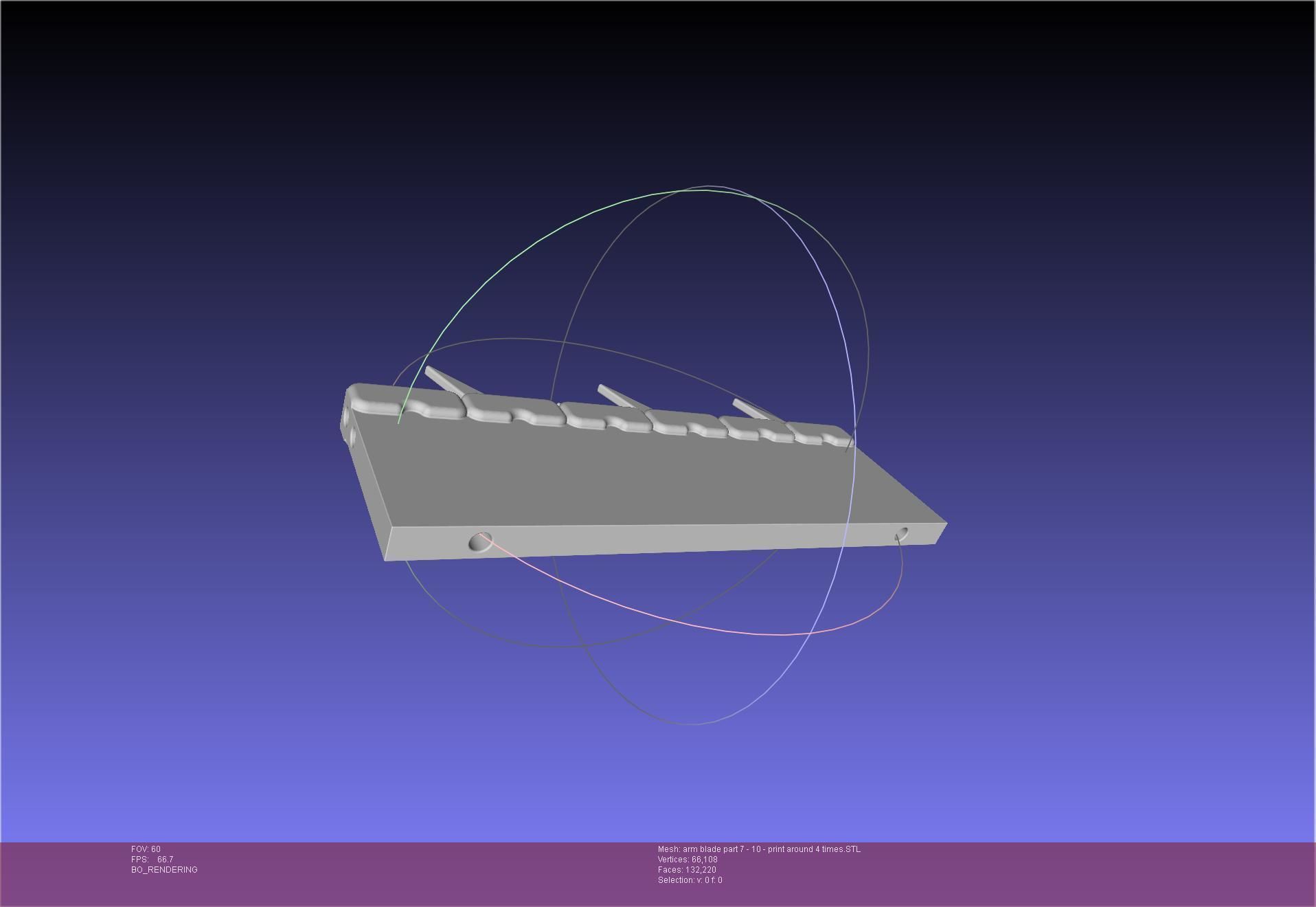 Chainsaw Man arm blade printable assembly 3D print model_70
