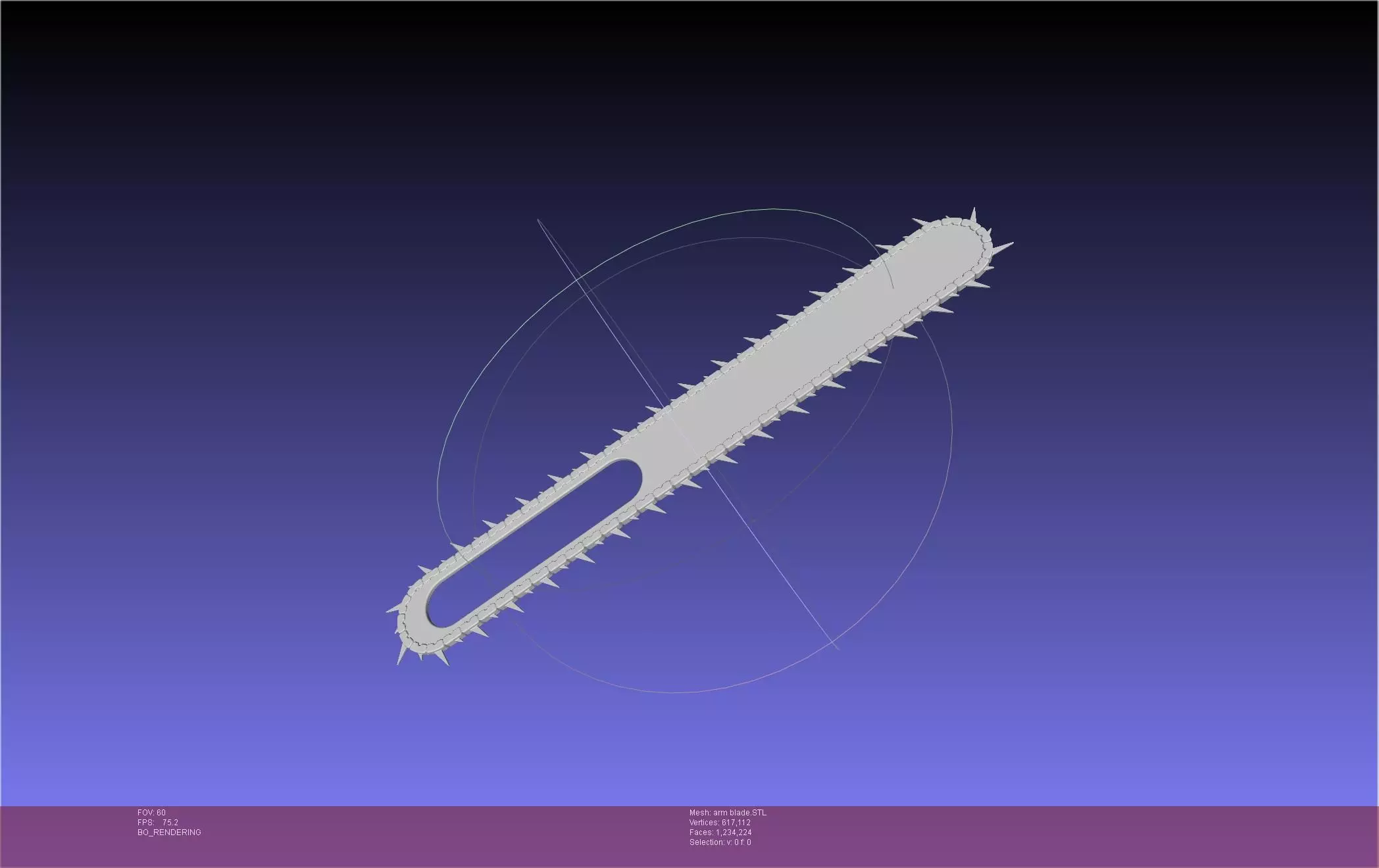 Chainsaw Man arm blade printable assembly 3D print model_0
