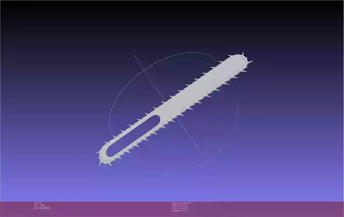 Chainsaw Man arm blade printable assembly 3D print model