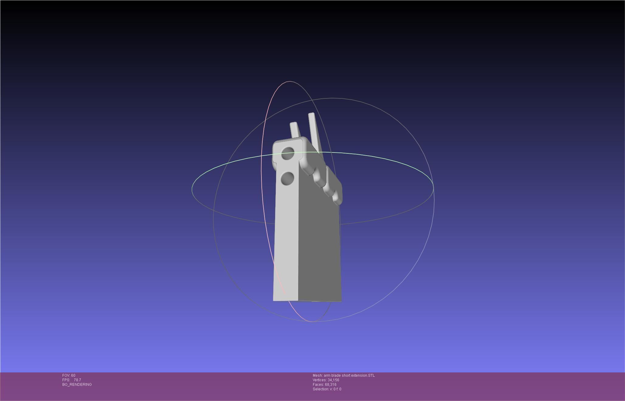 Chainsaw Man arm blade printable assembly 3D print model_91