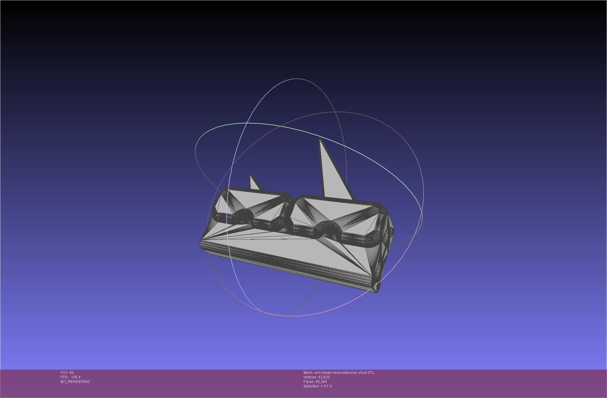 Chainsaw Man arm blade printable assembly 3D print model_105