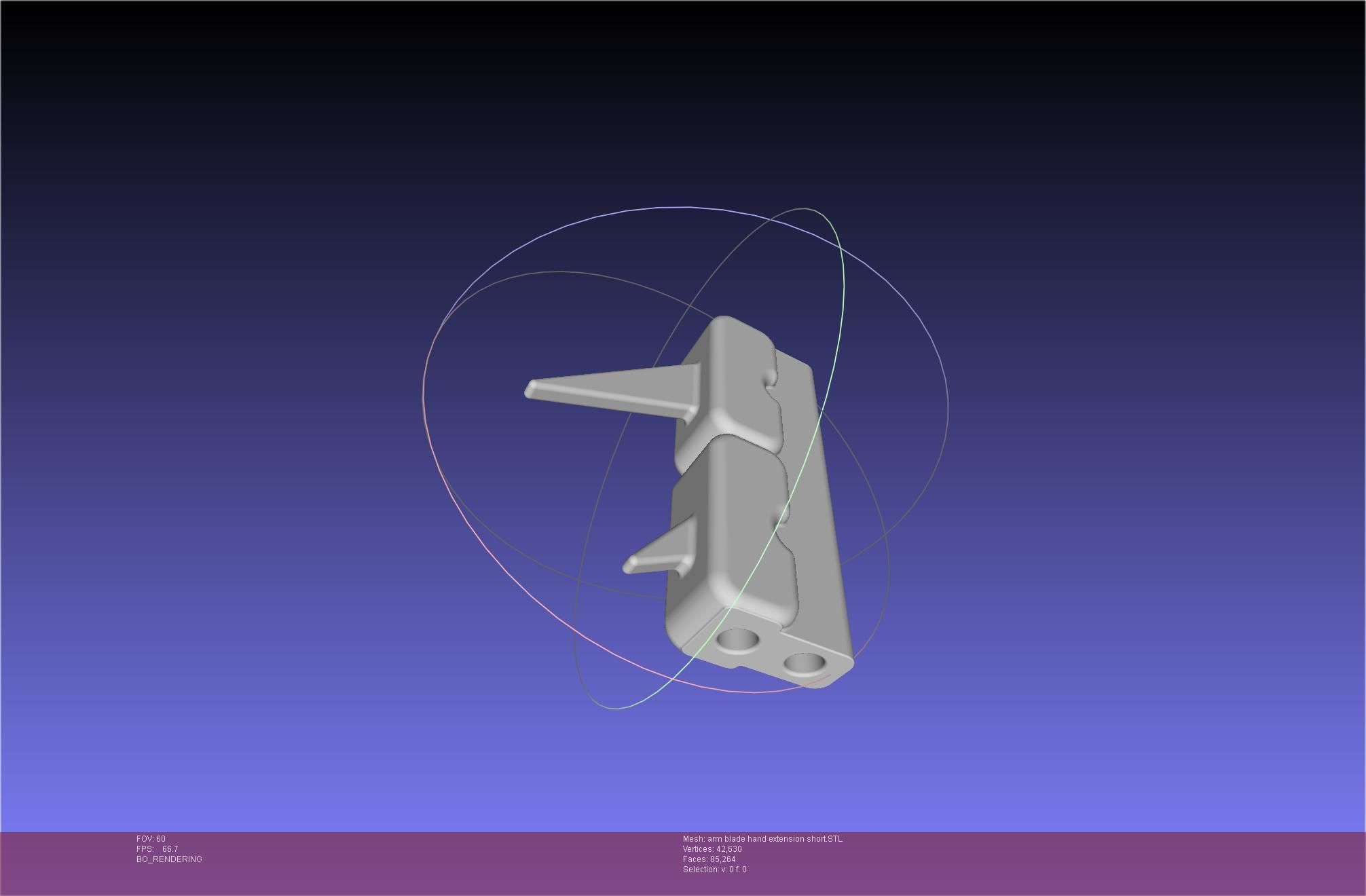 Chainsaw Man arm blade printable assembly 3D print model_99