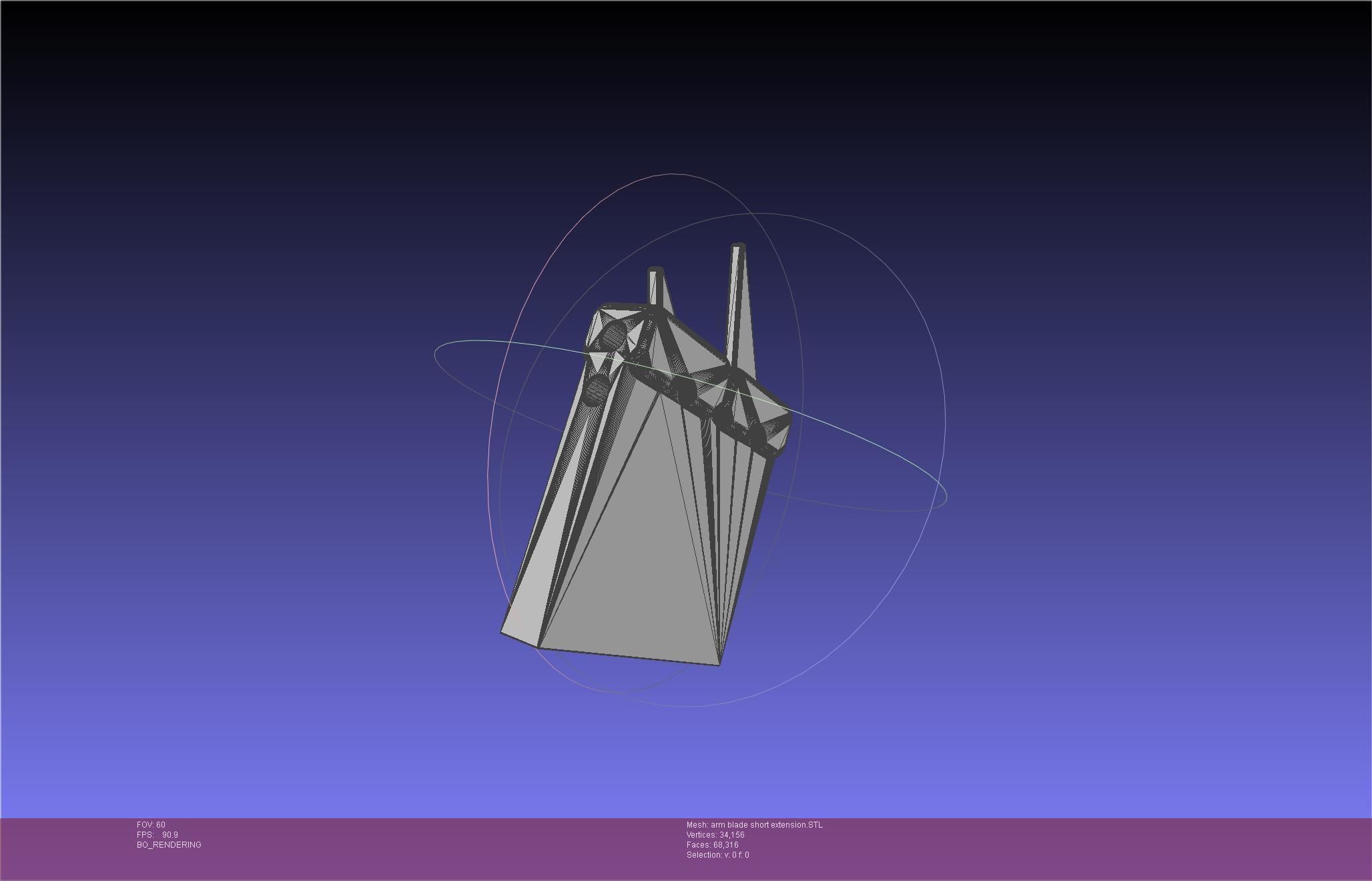Chainsaw Man arm blade printable assembly 3D print model_96