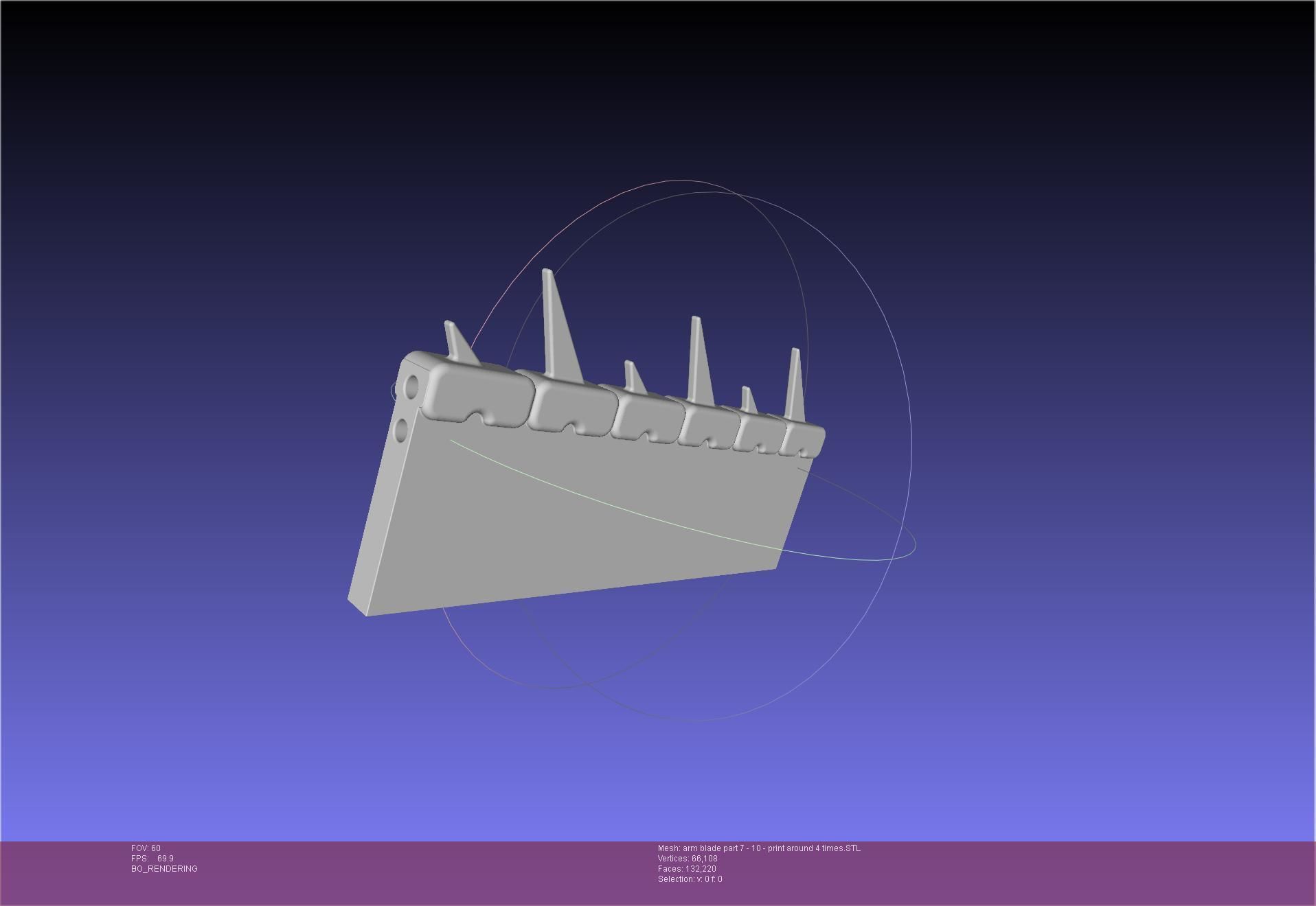 Chainsaw Man arm blade printable assembly 3D print model_68