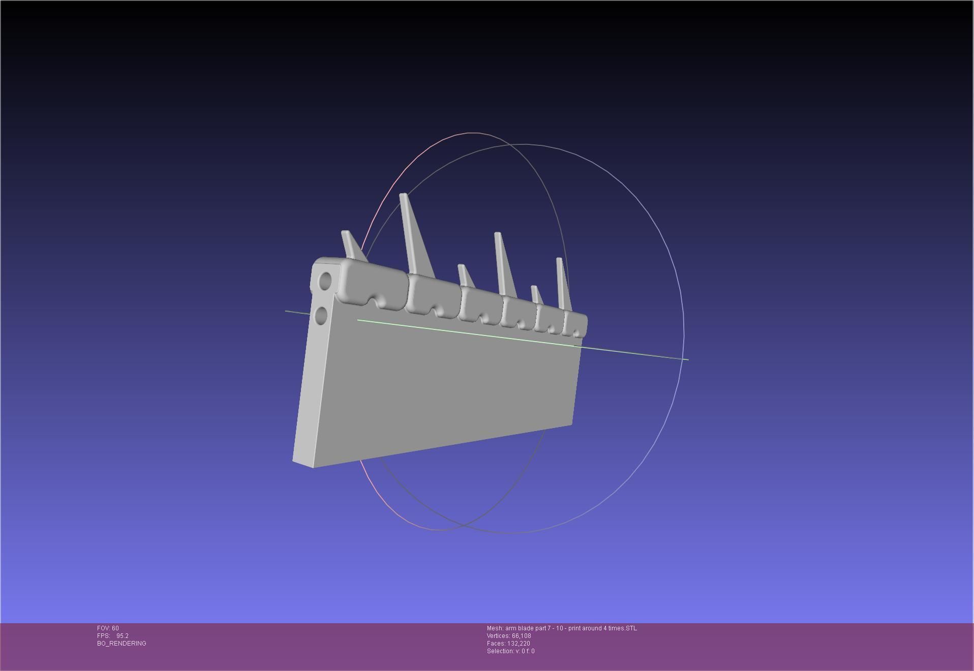 Chainsaw Man arm blade printable assembly 3D print model_63