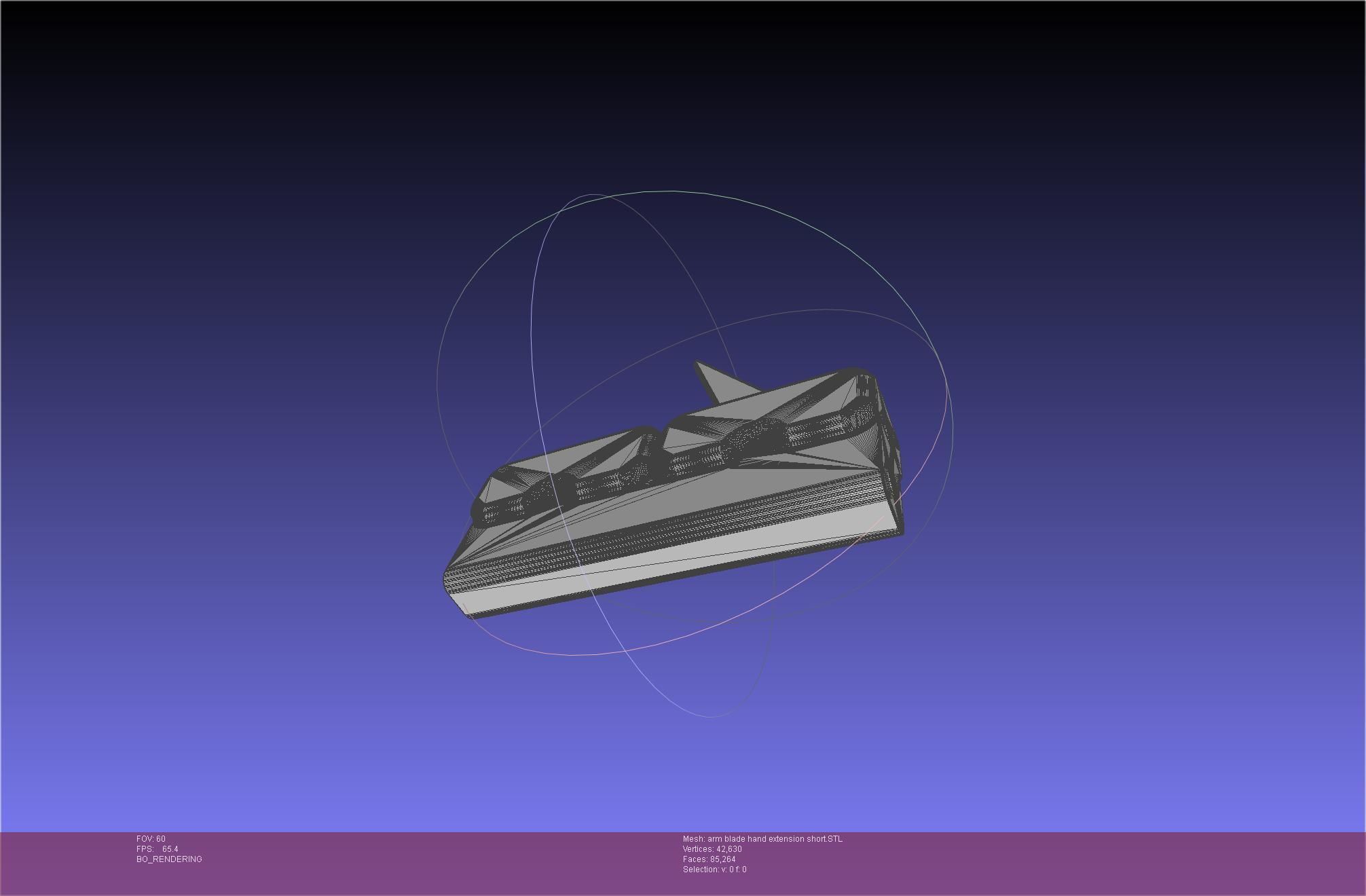 Chainsaw Man arm blade printable assembly 3D print model_101