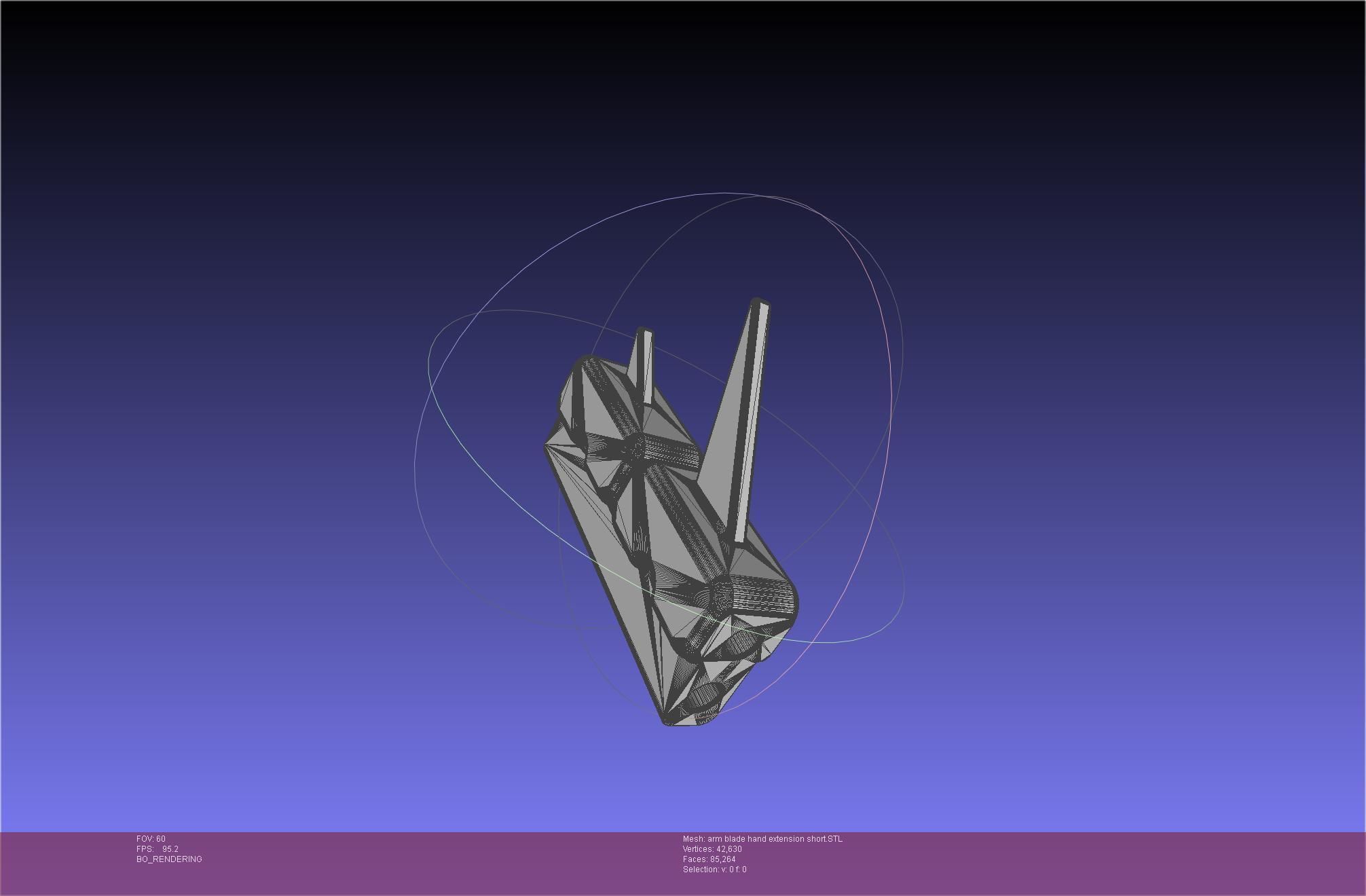 Chainsaw Man arm blade printable assembly 3D print model_103