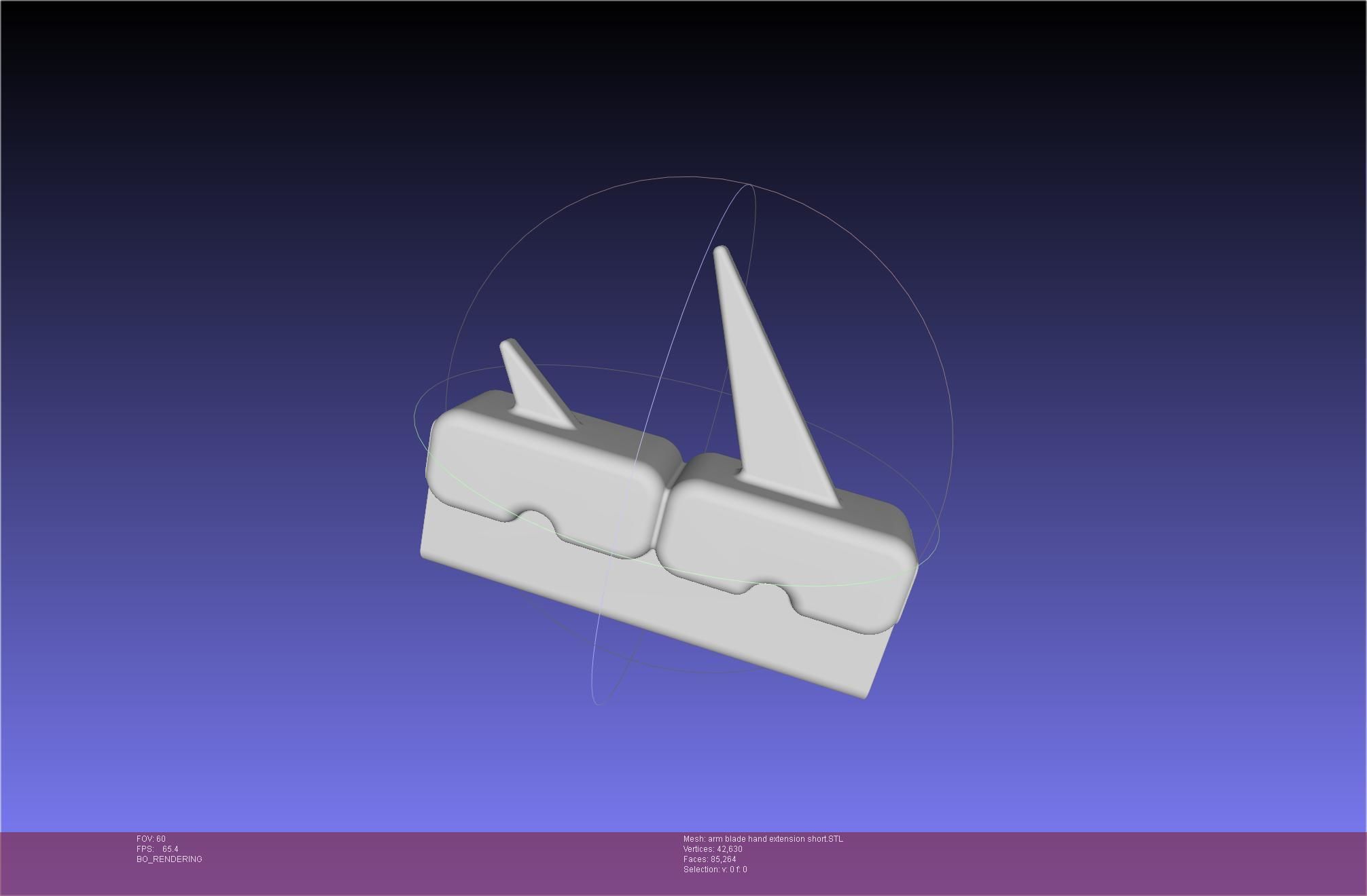 Chainsaw Man arm blade printable assembly 3D print model_97