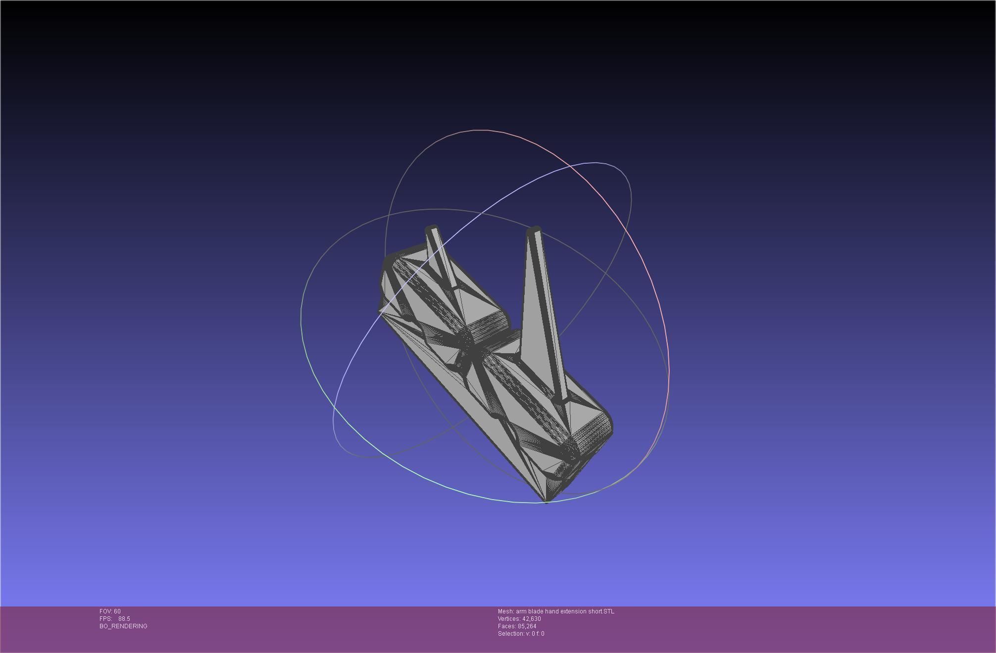 Chainsaw Man arm blade printable assembly 3D print model_104