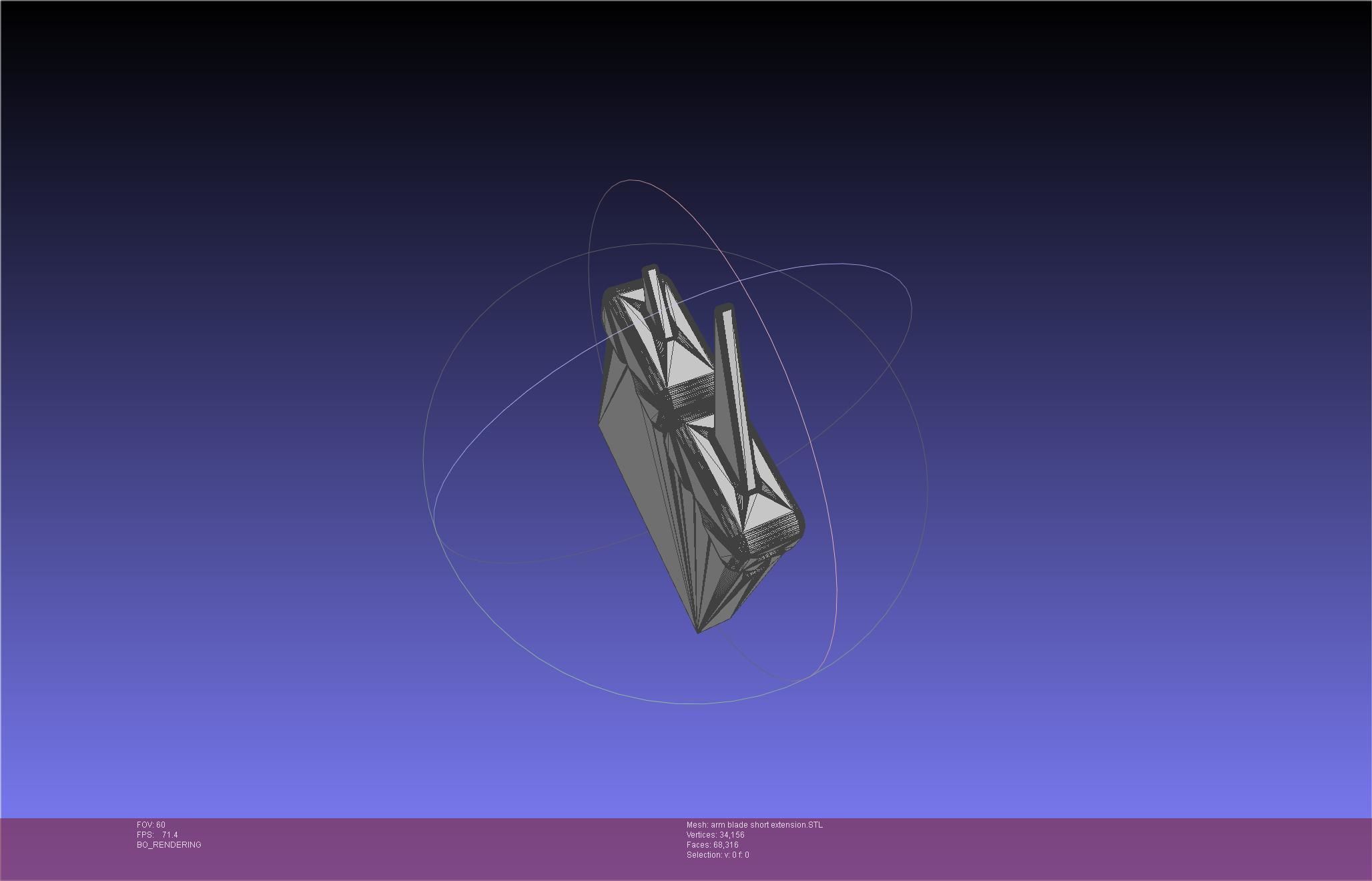 Chainsaw Man arm blade printable assembly 3D print model_94