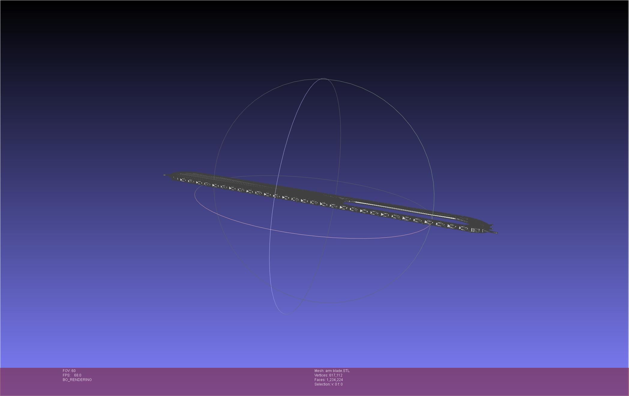 Chainsaw Man arm blade printable assembly 3D print model_13