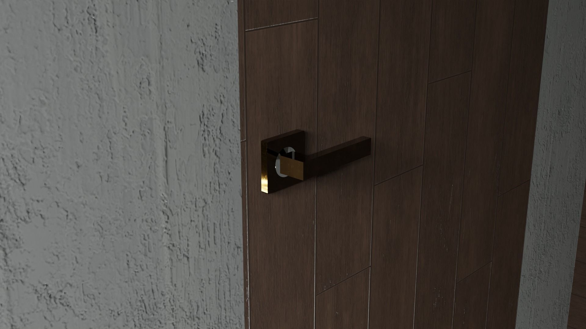 Forest House Low-poly 3D model_2