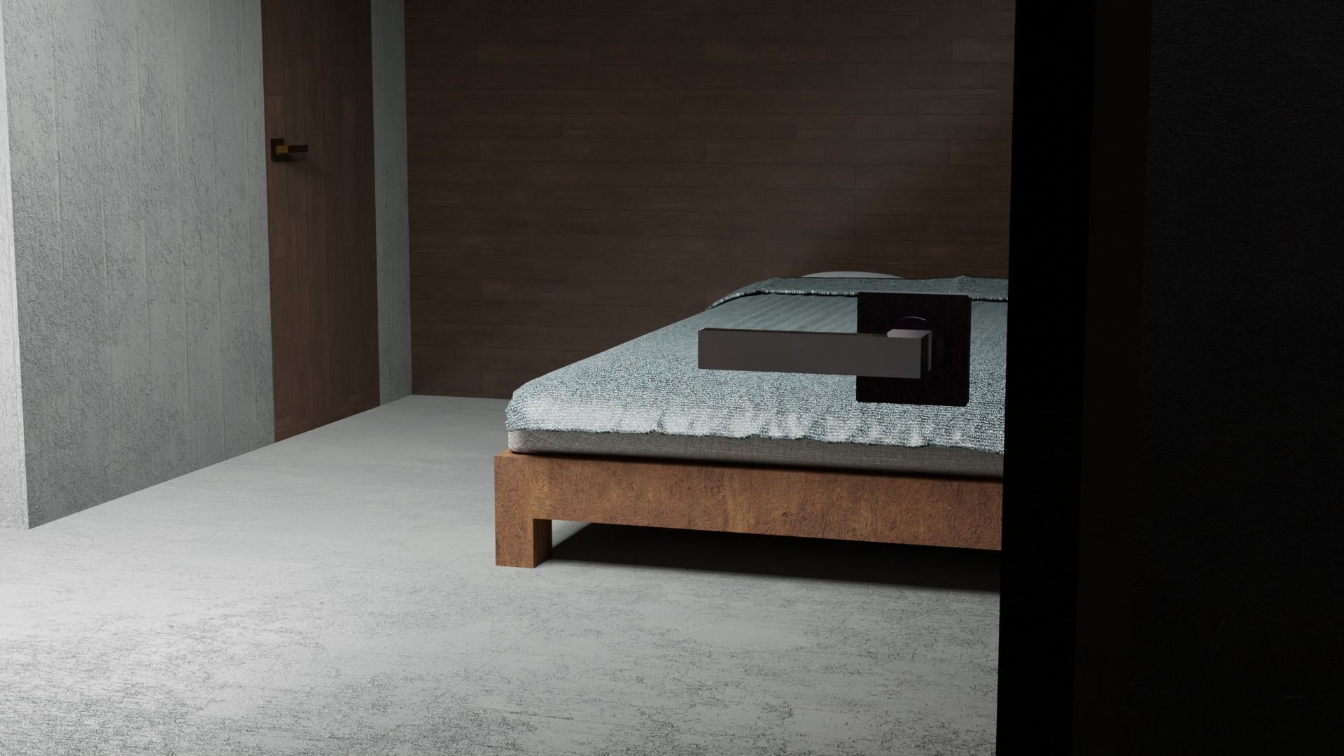 Forest House Low-poly 3D model_3