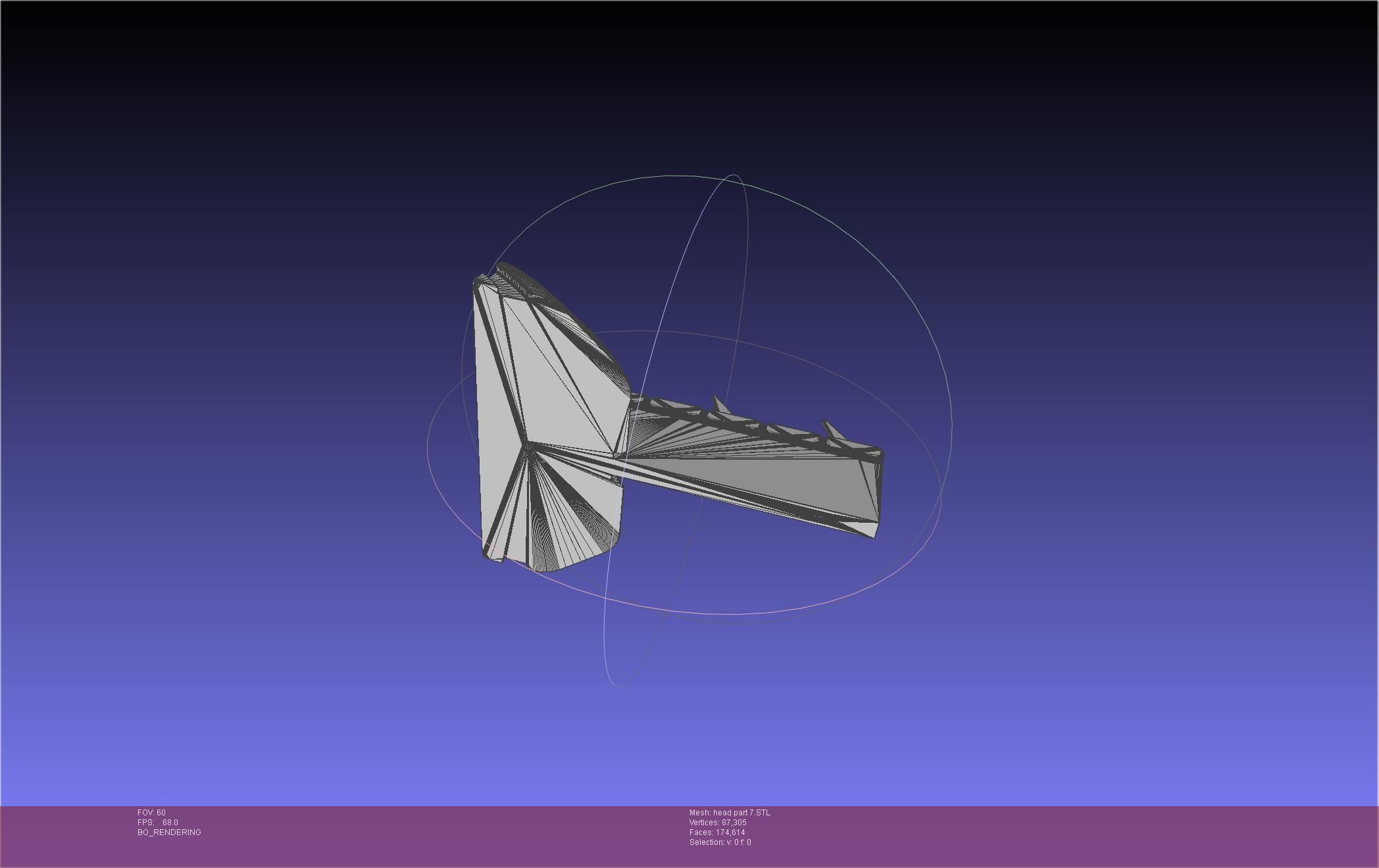 Chainsaw Man head printable assembly 3D print model_92