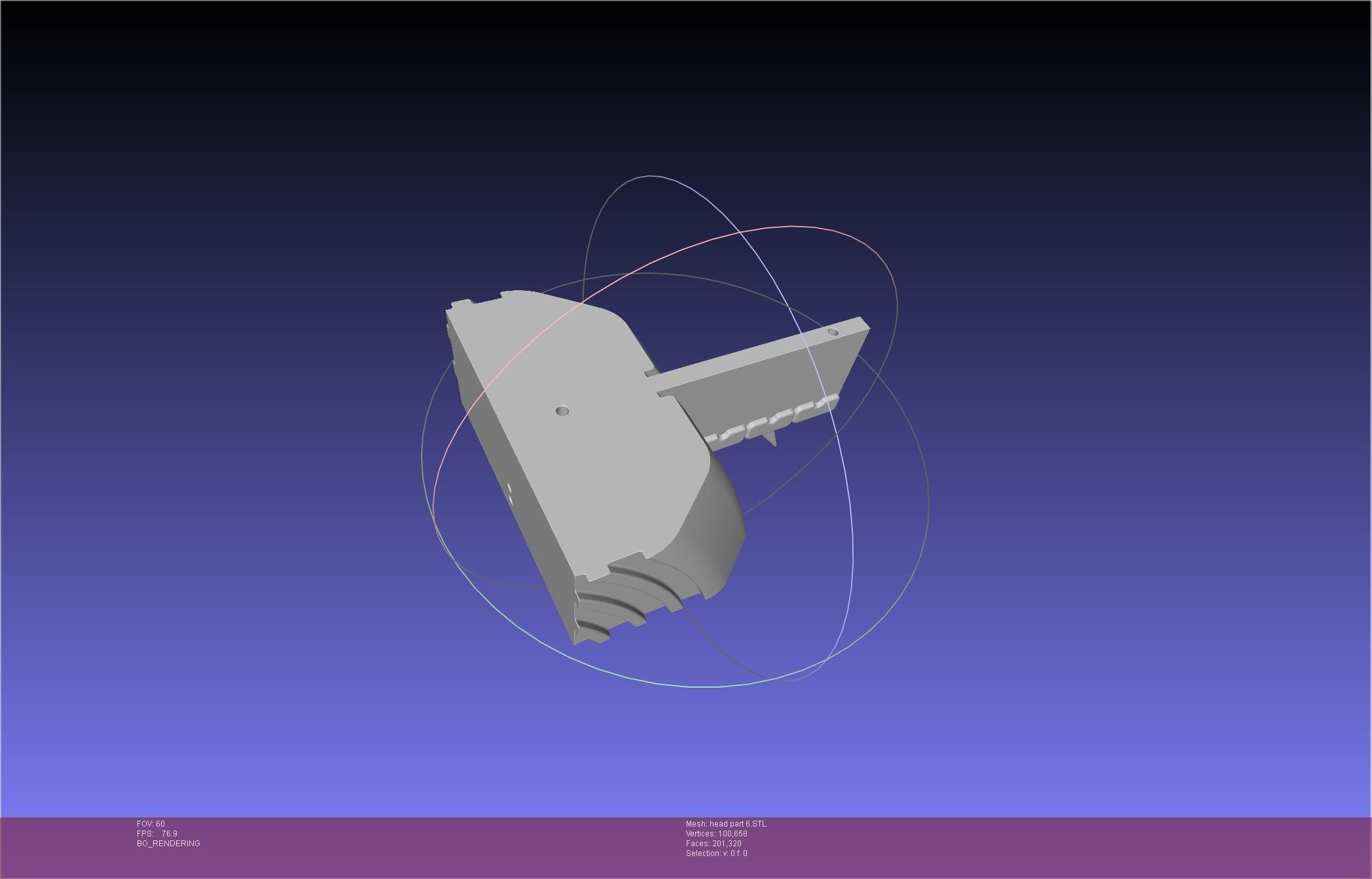 Chainsaw Man head printable assembly 3D print model_82