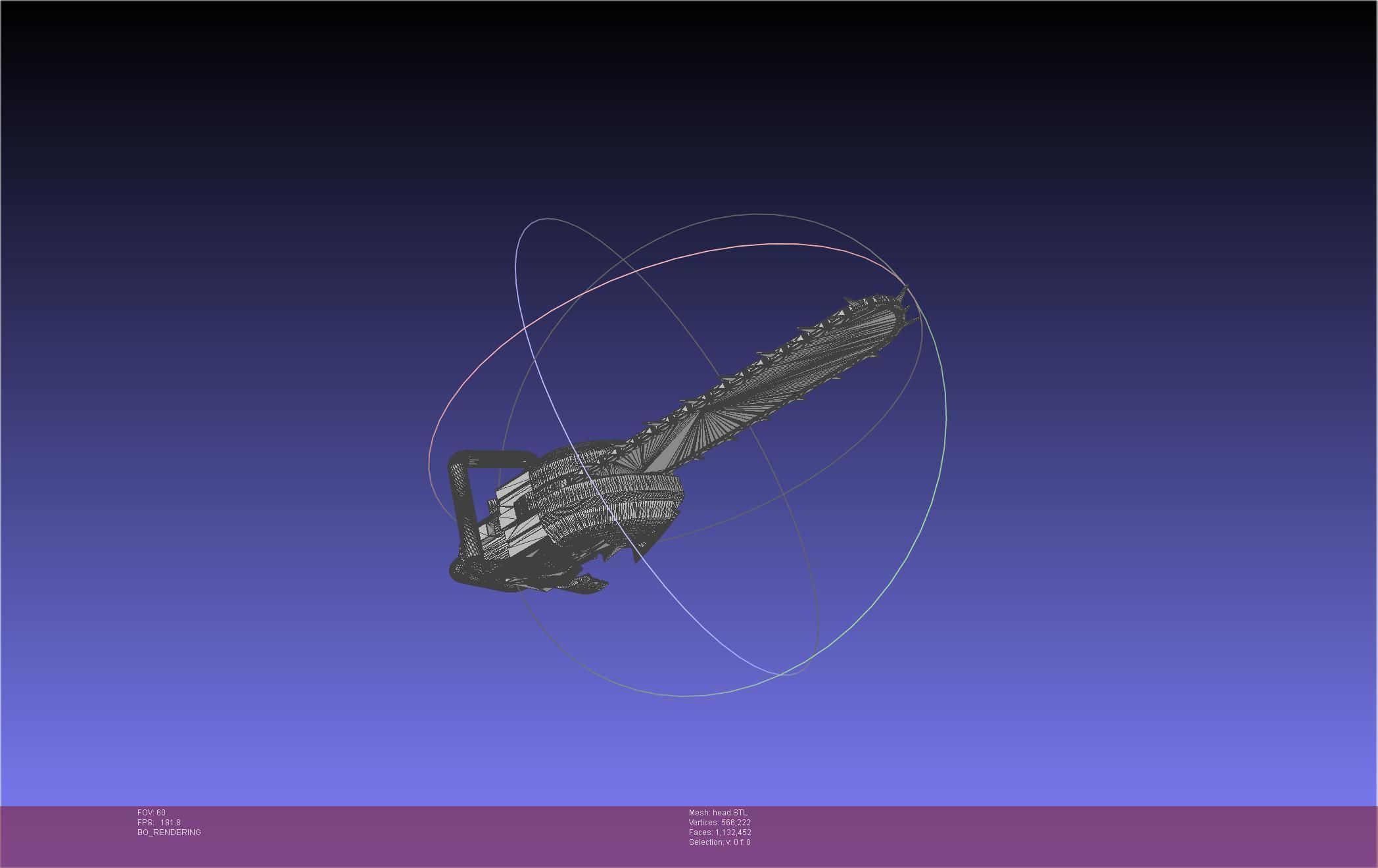 Chainsaw Man head printable assembly 3D print model_35