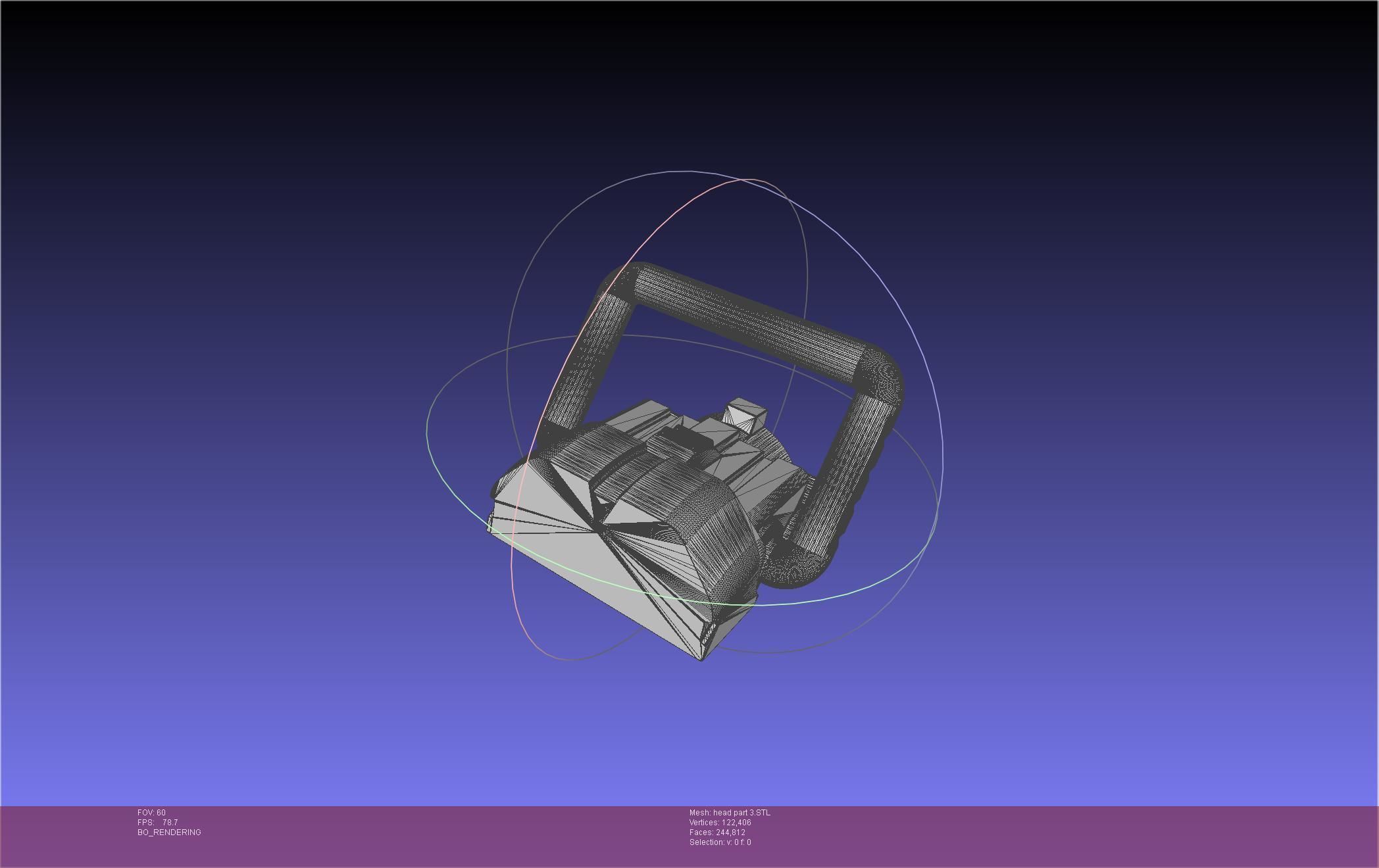 Chainsaw Man head printable assembly 3D print model_66
