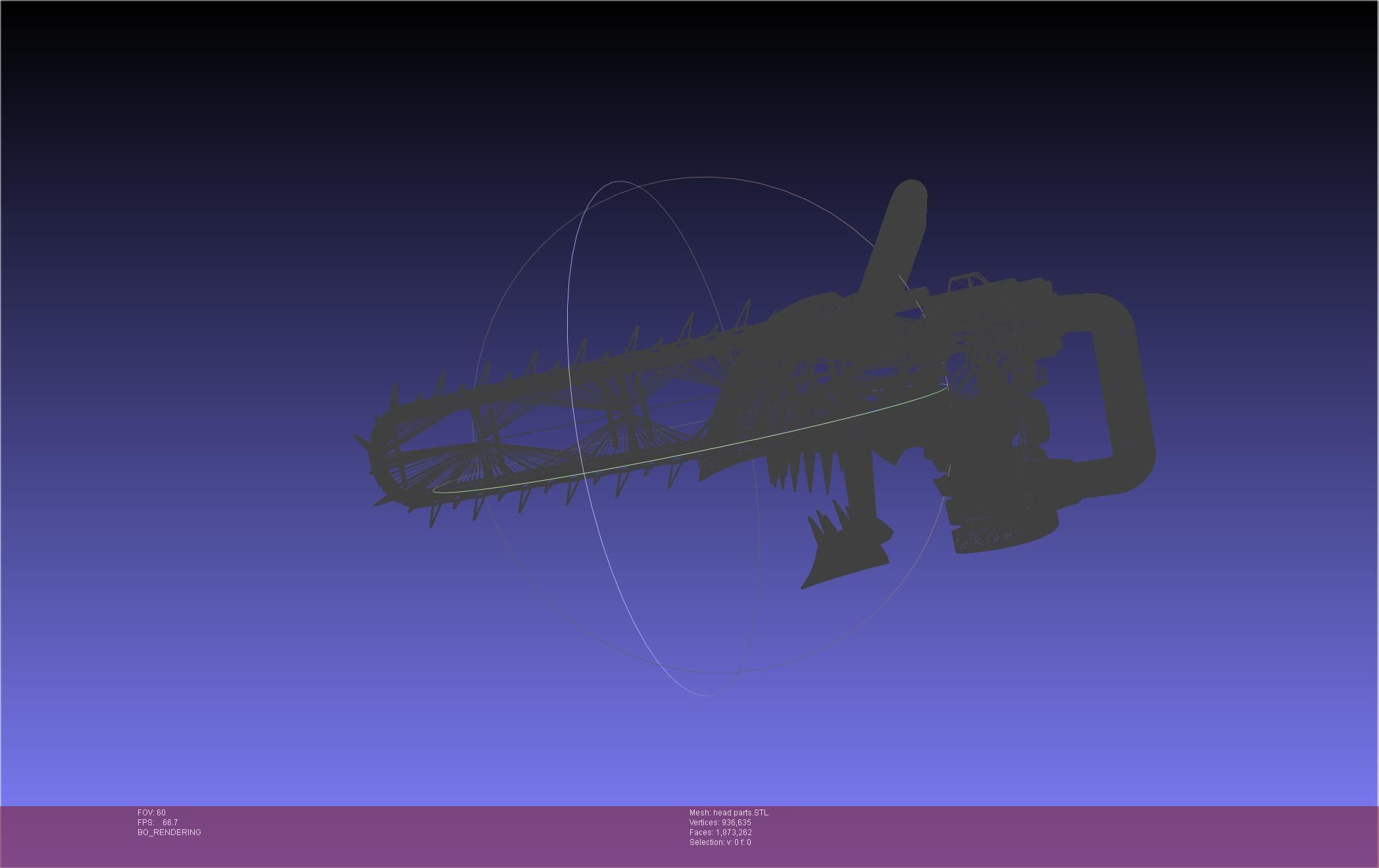 Chainsaw Man head printable assembly 3D print model_43