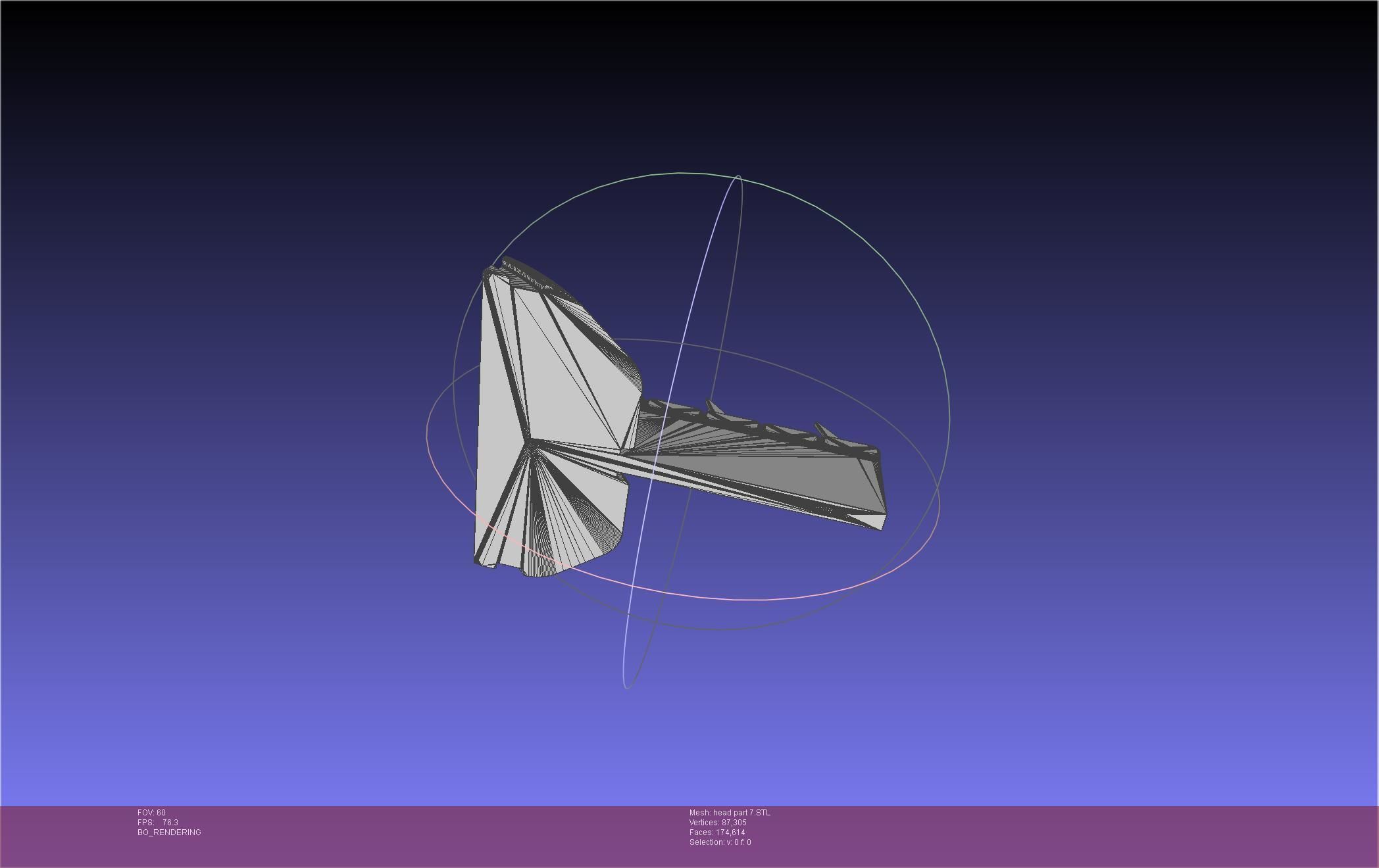 Chainsaw Man head printable assembly 3D print model_93