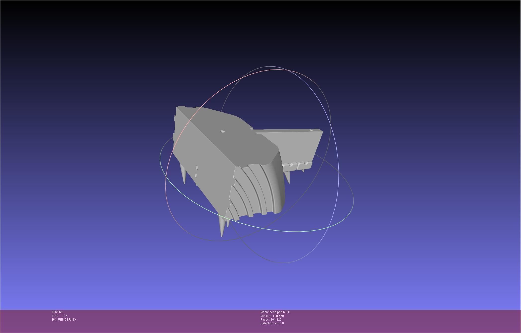 Chainsaw Man head printable assembly 3D print model_83