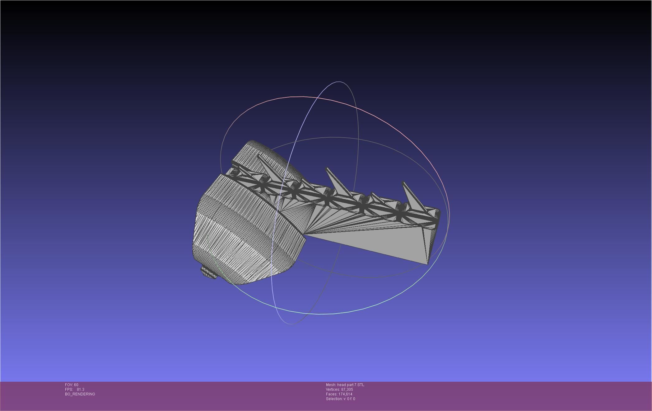 Chainsaw Man head printable assembly 3D print model_97