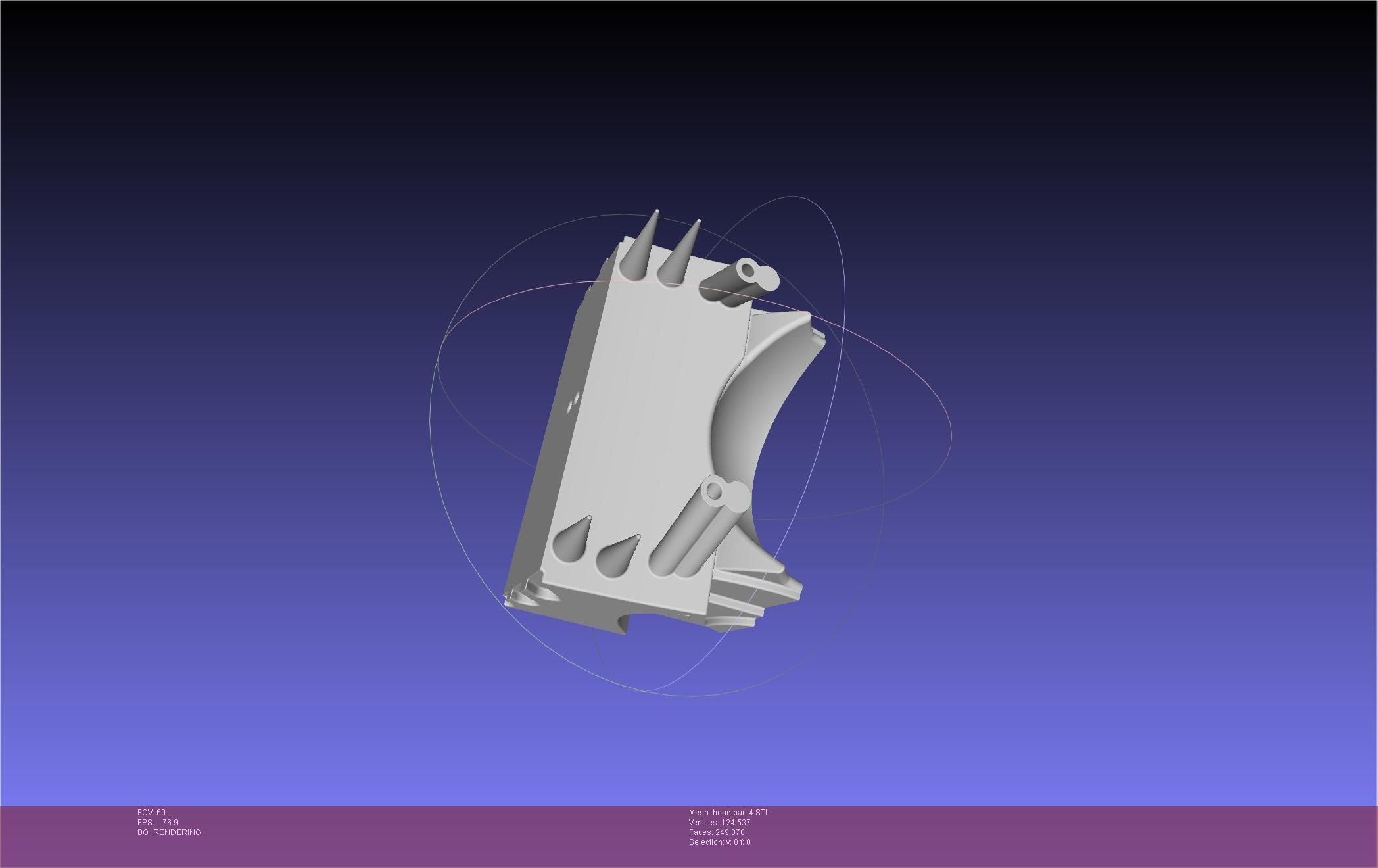 Chainsaw Man head printable assembly 3D print model_142