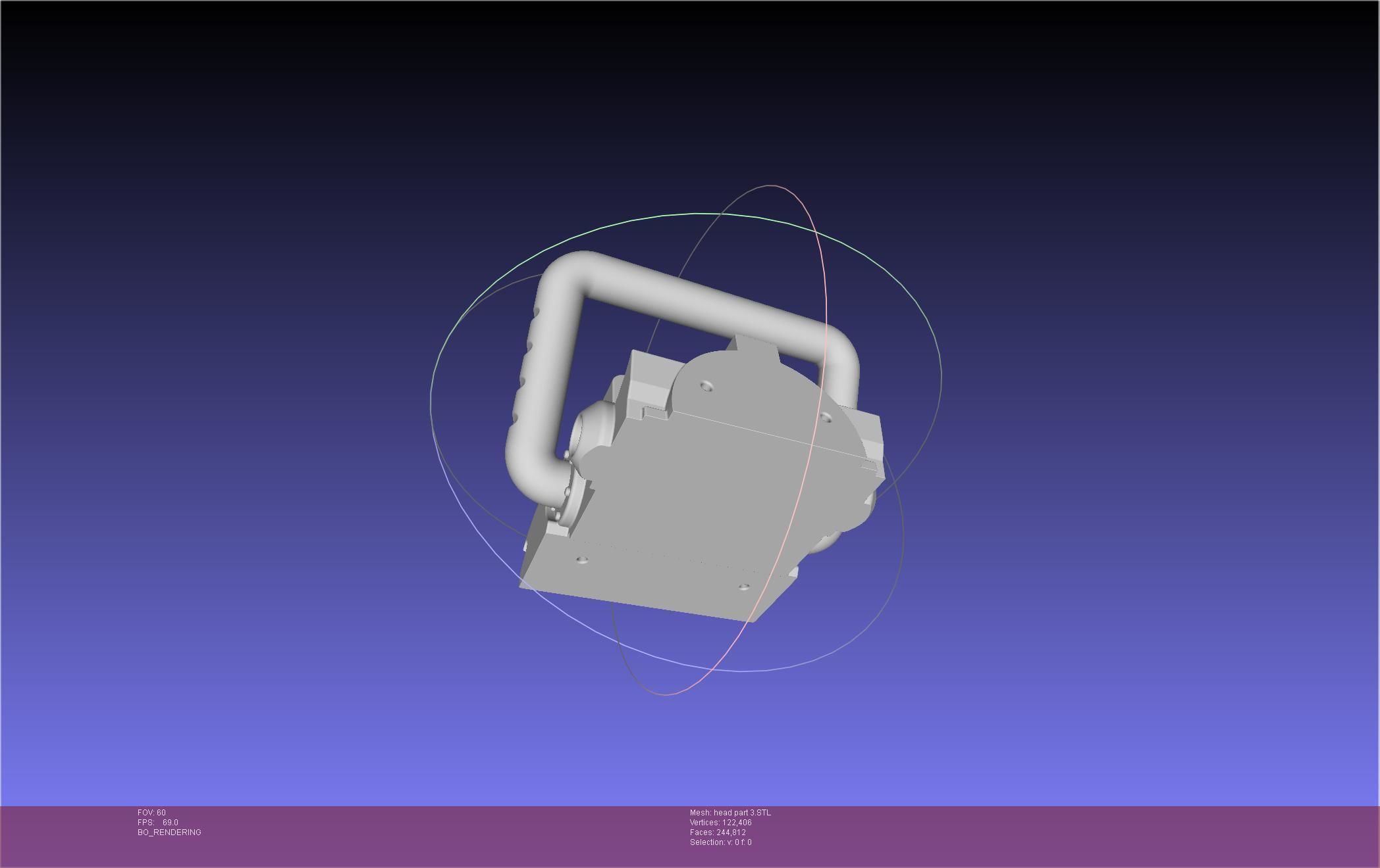 Chainsaw Man head printable assembly 3D print model_60