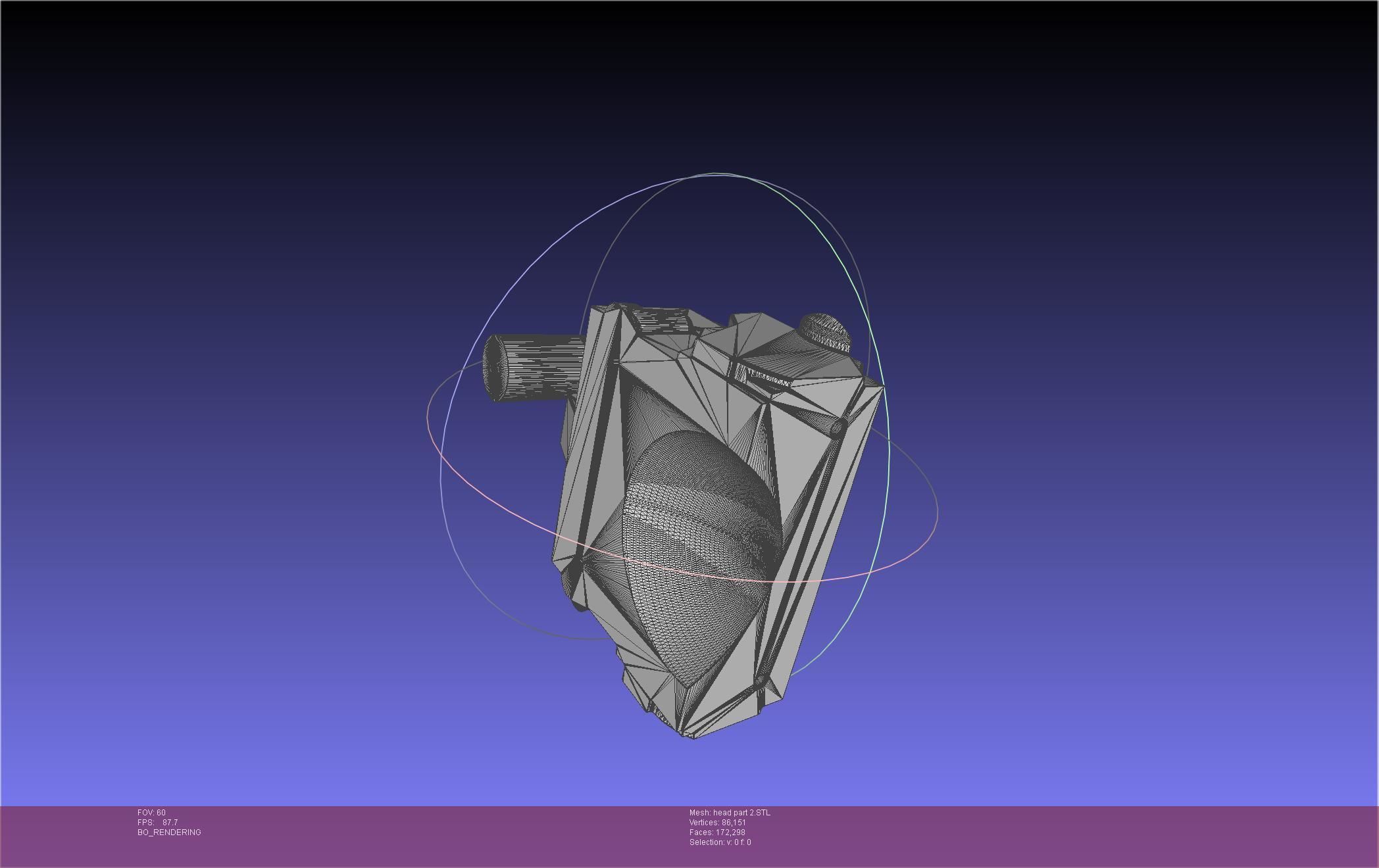 Chainsaw Man head printable assembly 3D print model_56