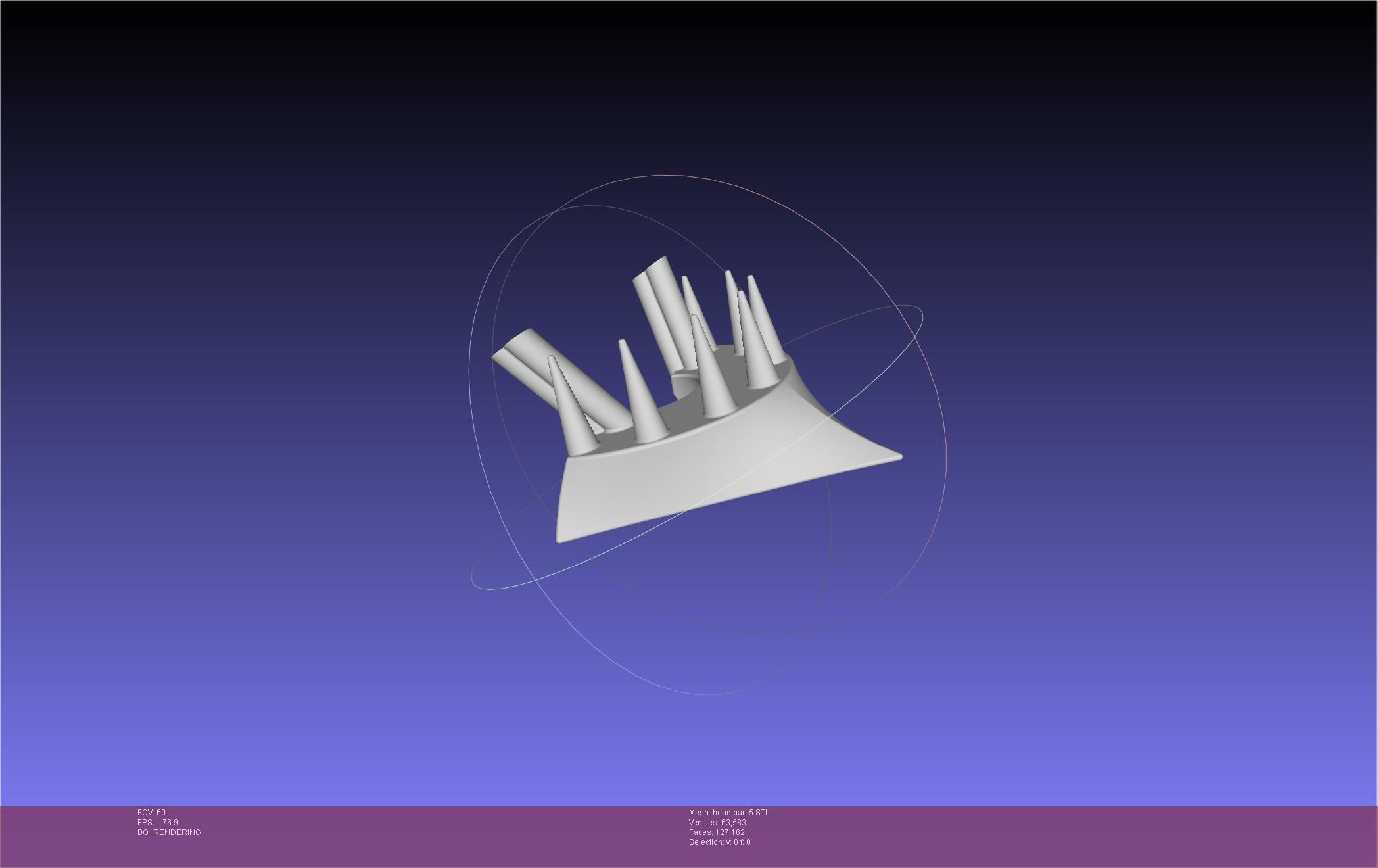 Chainsaw Man head printable assembly 3D print model_70