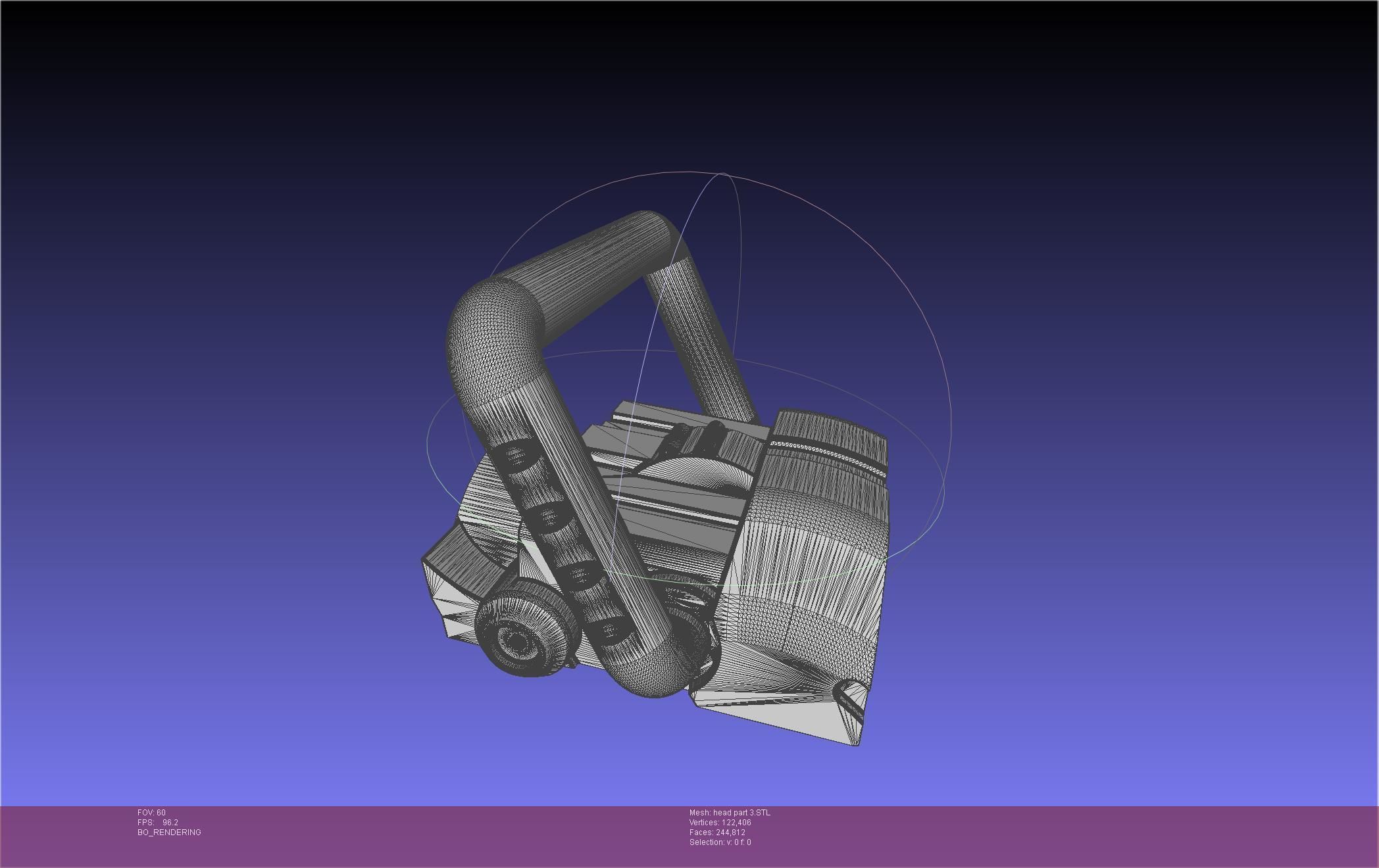 Chainsaw Man head printable assembly 3D print model_132
