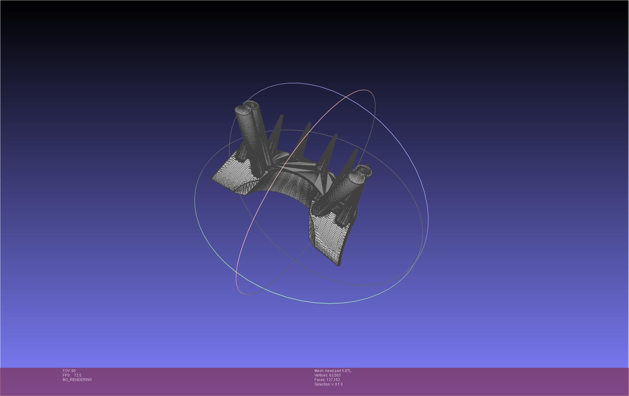 Chainsaw Man head printable assembly 3D print model_75
