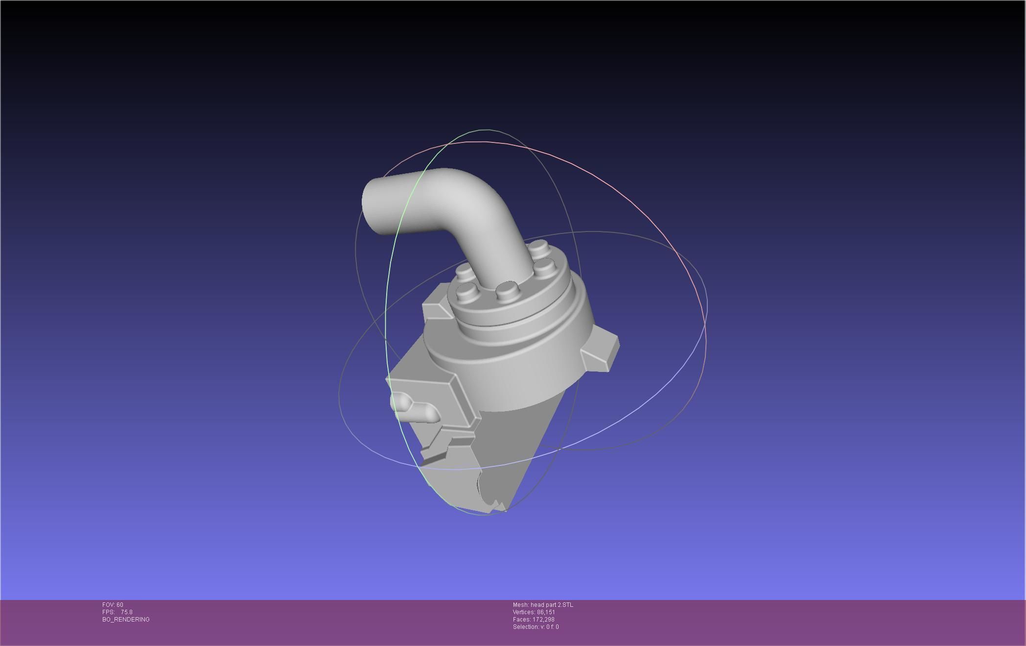Chainsaw Man head printable assembly 3D print model_53