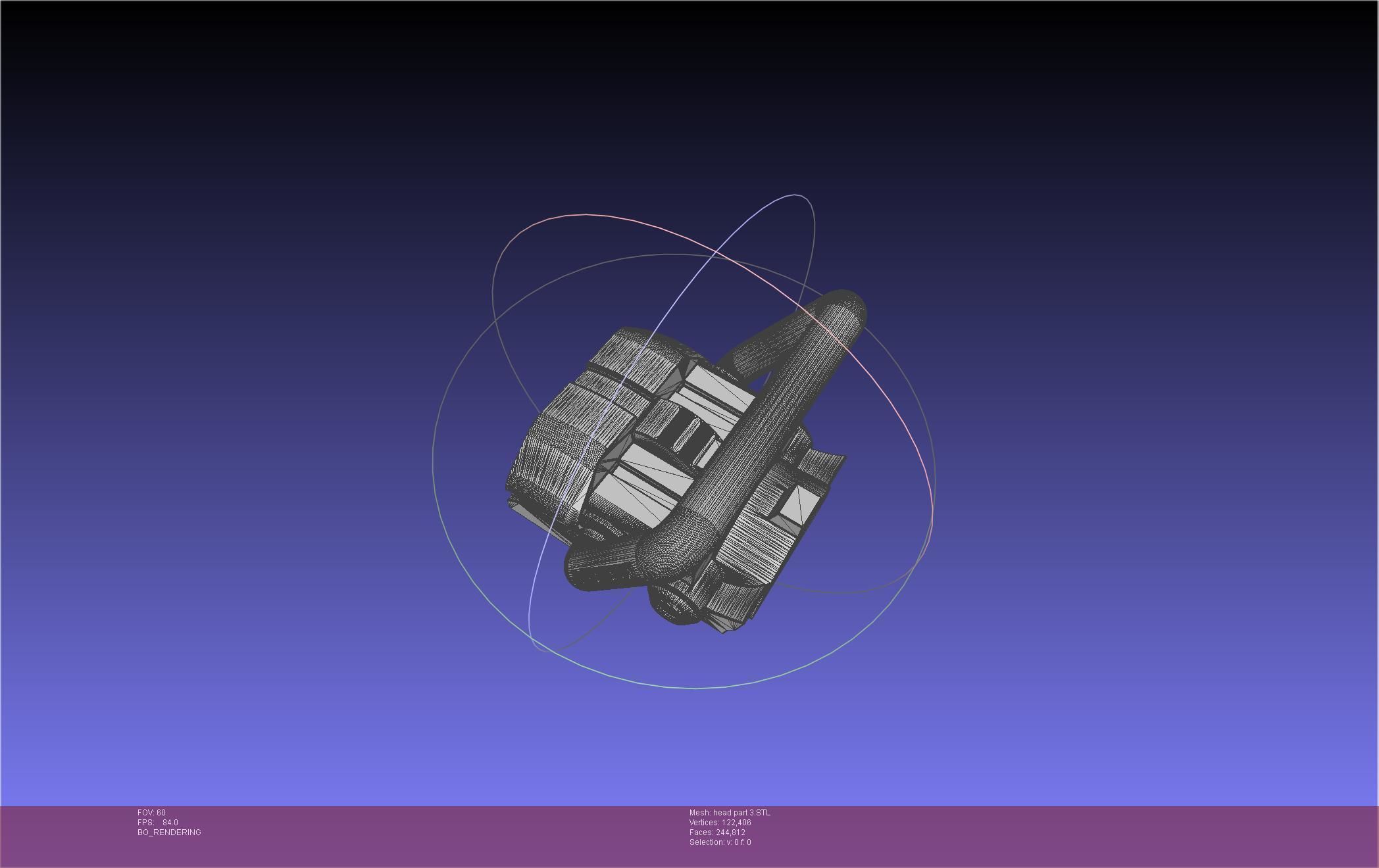 Chainsaw Man head printable assembly 3D print model_67