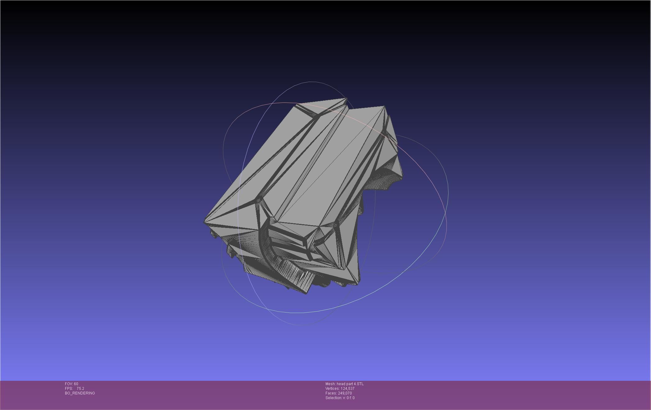 Chainsaw Man head printable assembly 3D print model_136