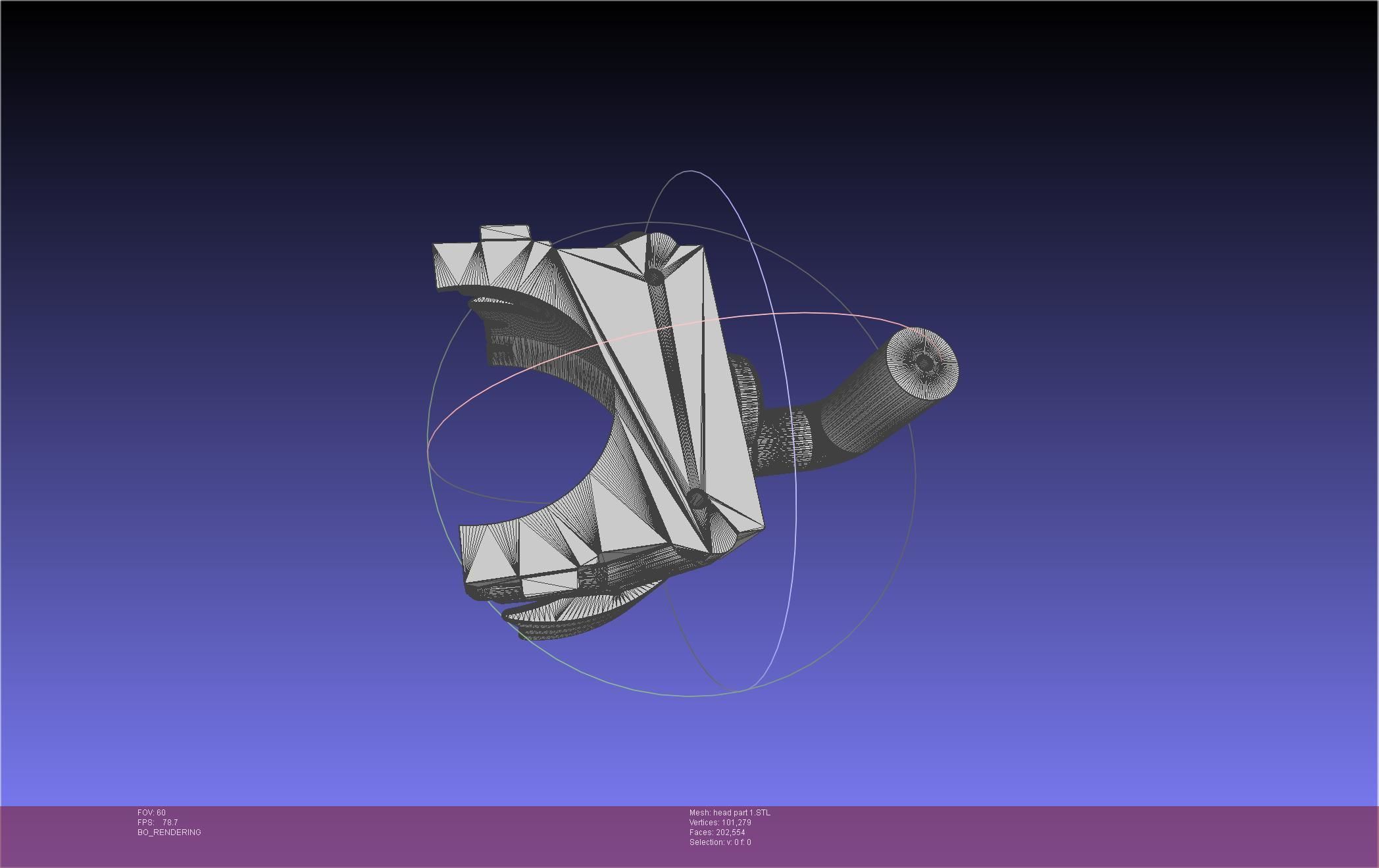 Chainsaw Man head printable assembly 3D print model_49