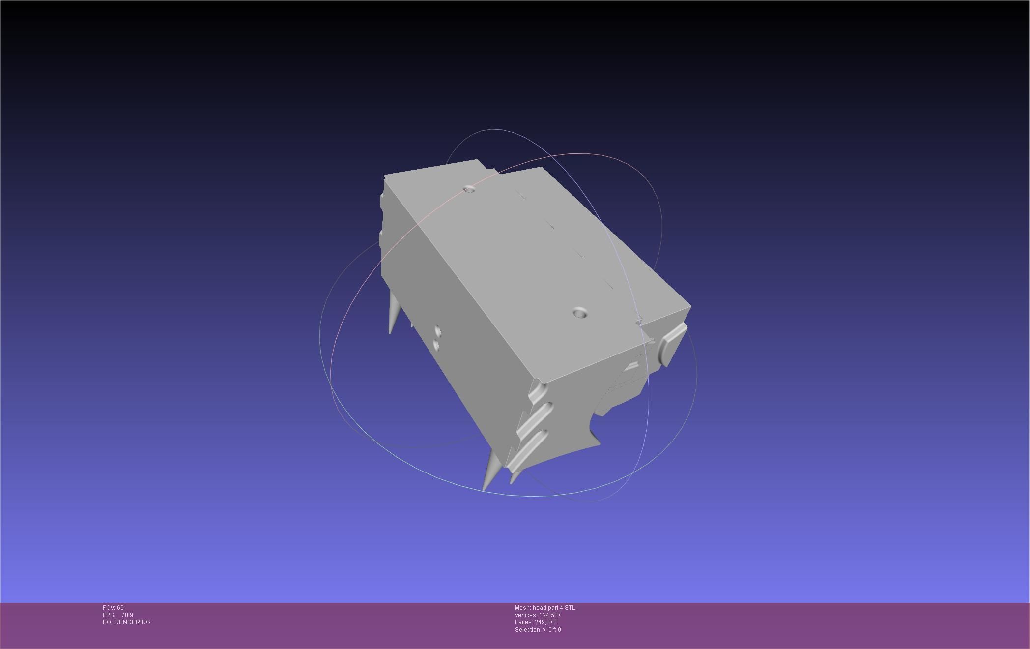 Chainsaw Man head printable assembly 3D print model_135
