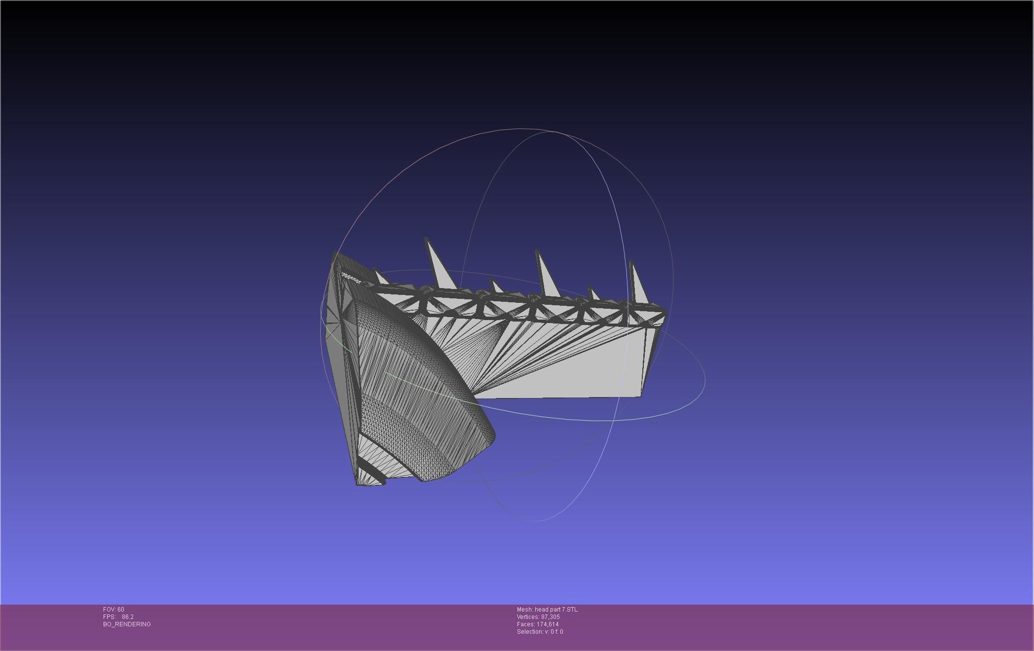 Chainsaw Man head printable assembly 3D print model_96